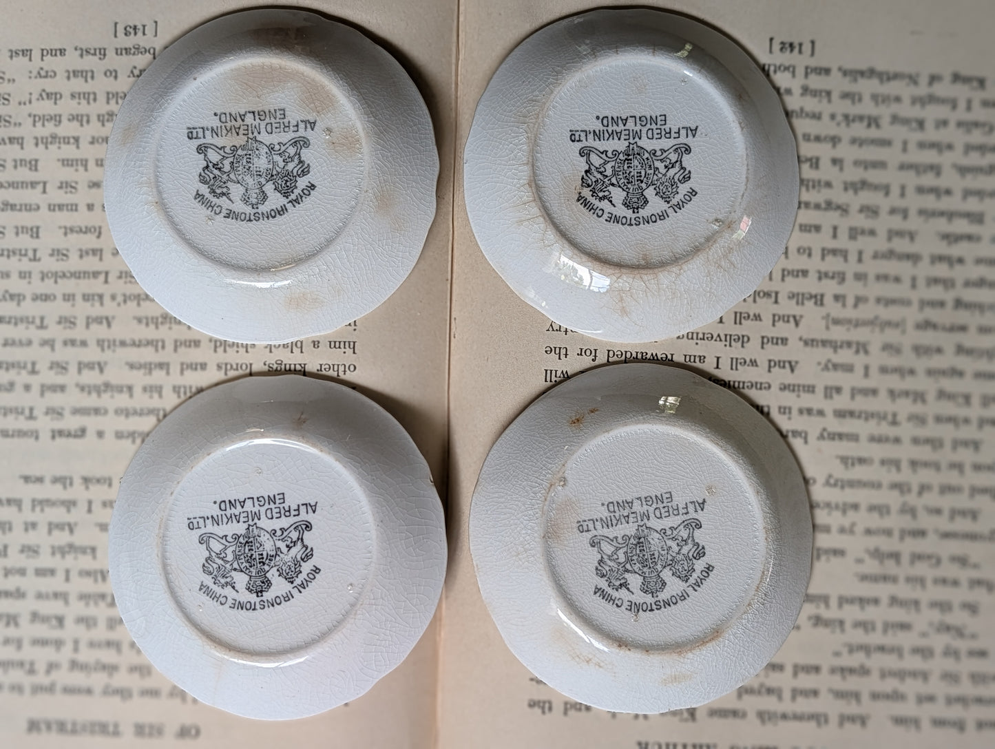 Ironstone butter pats 4