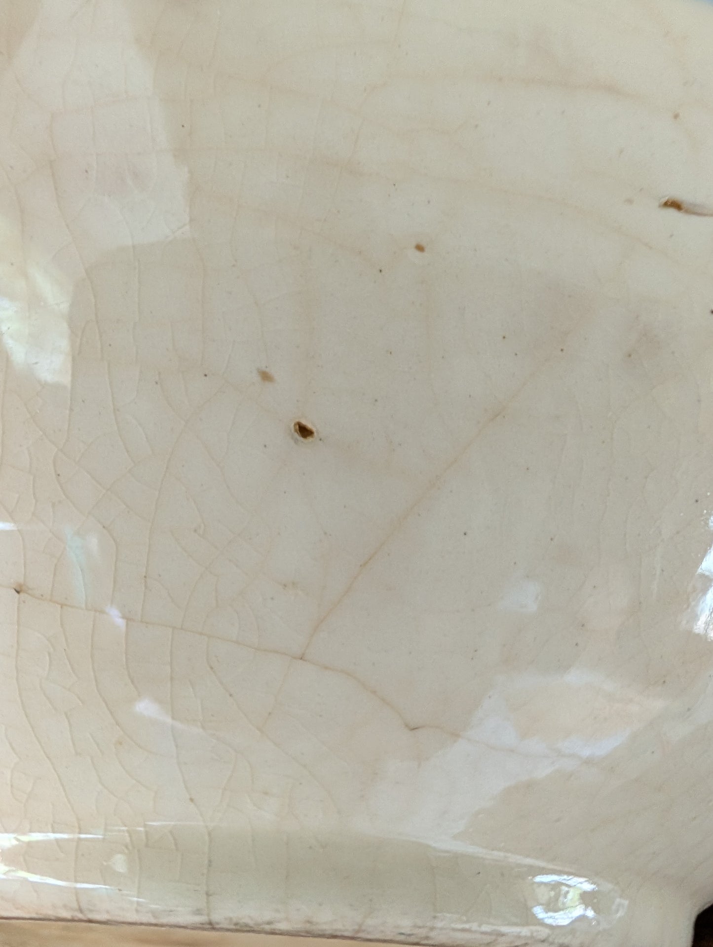 Weller striped stoneware bowl