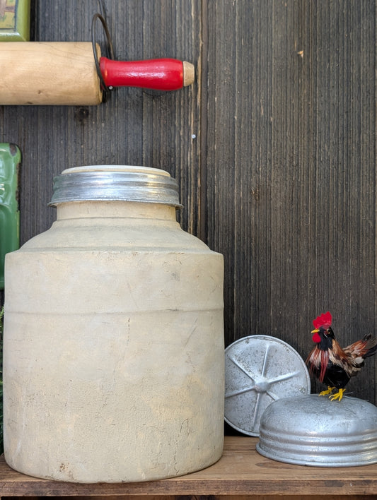 Stoneware fruit jar