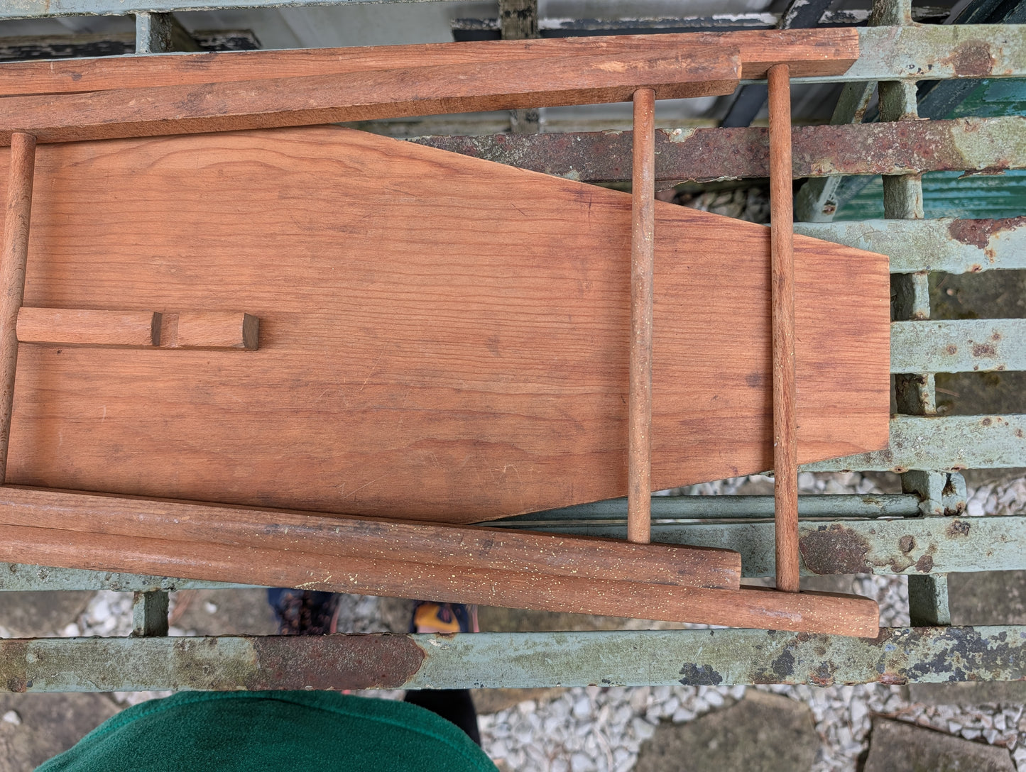 Child's wood ironing board