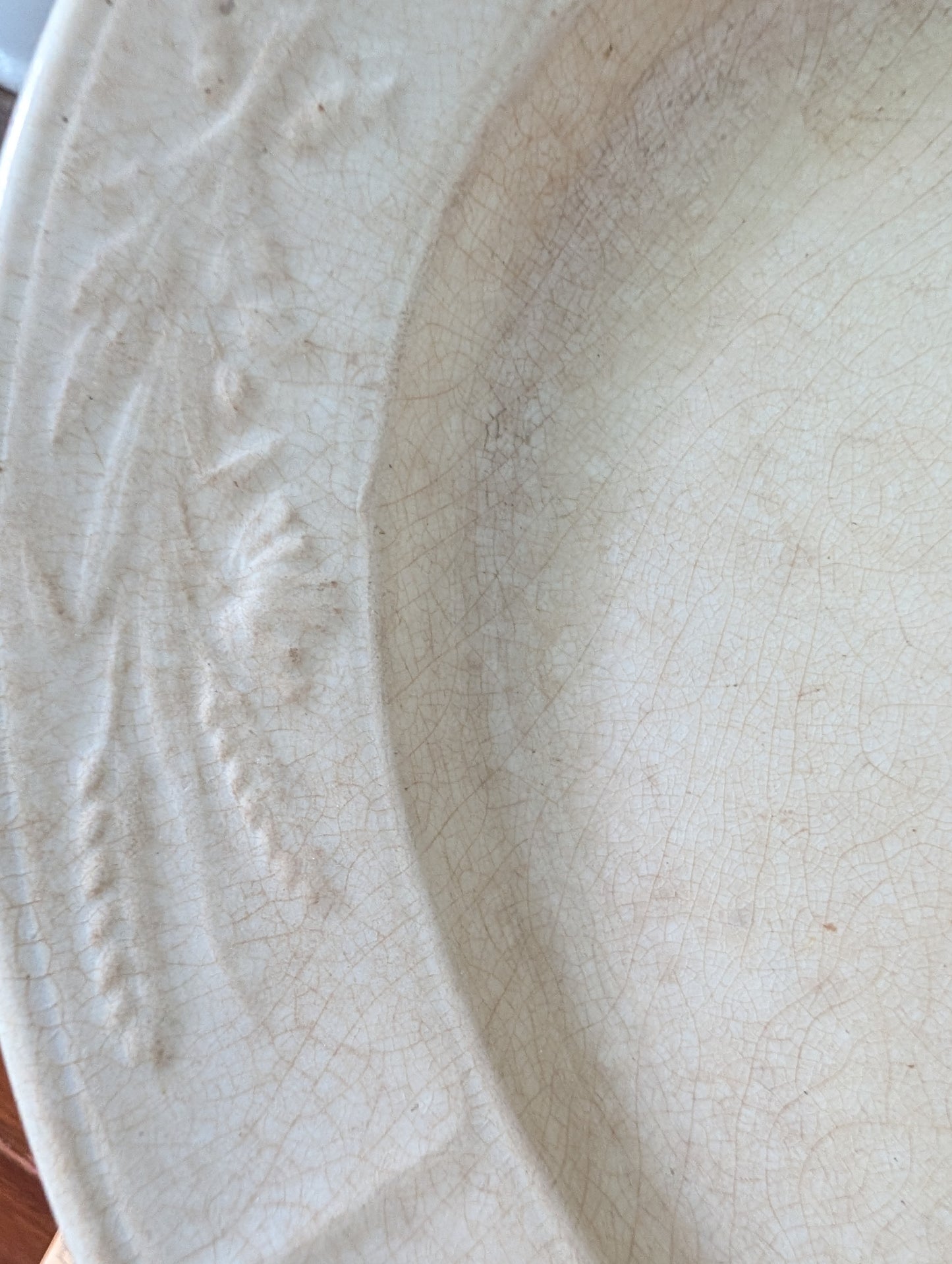 Wheat ironstone platter