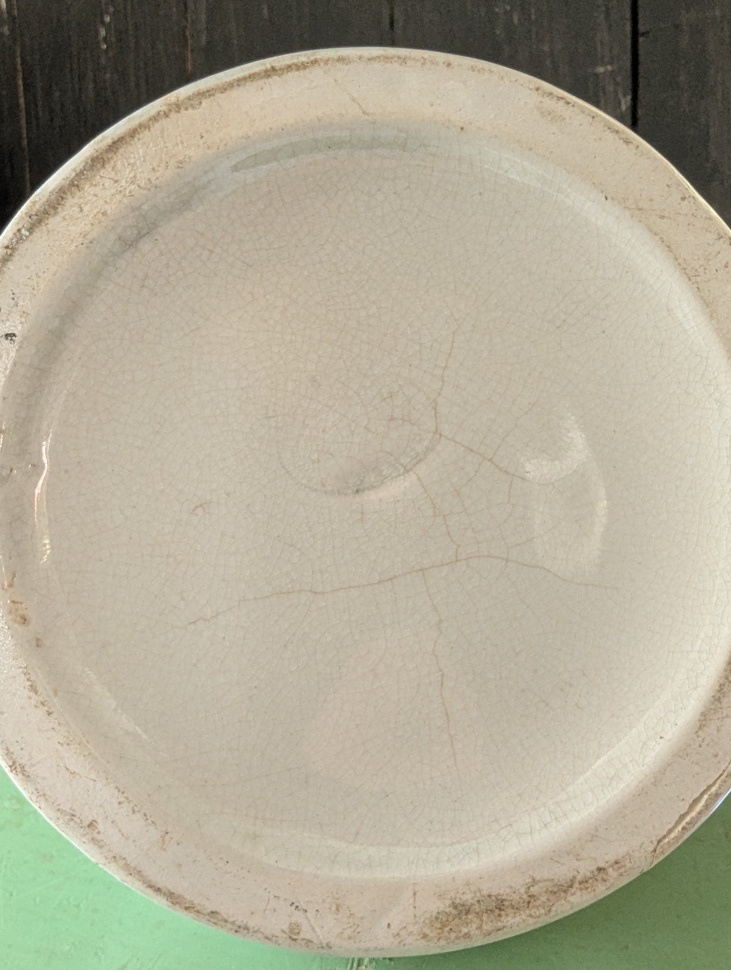 Antique Ironstone bow water pitcher