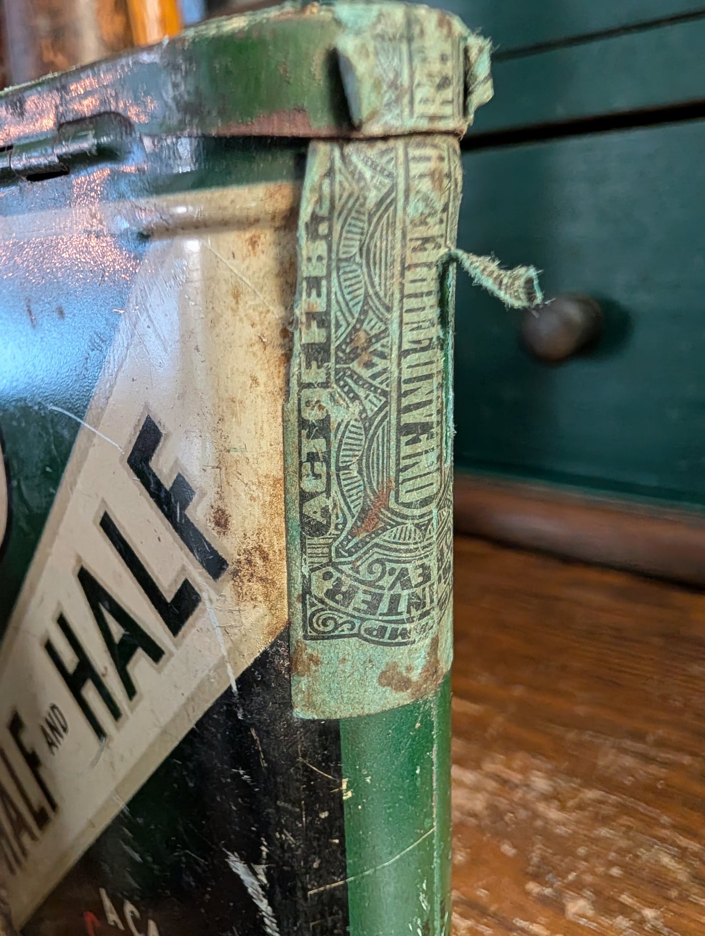 Pair of tobacco tins