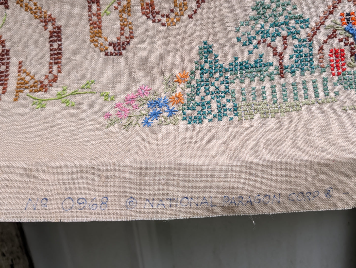 Bless our Home cross-stitch