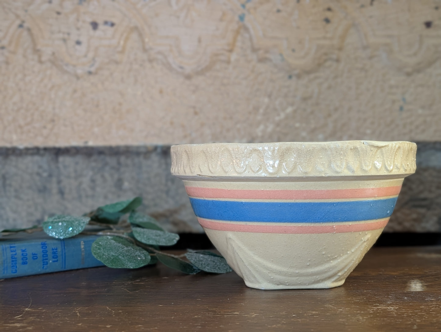 Yellow ware McCoy stoneware bowl