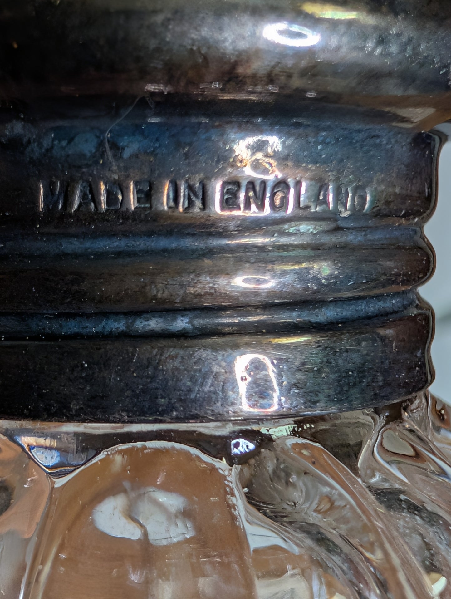 Glass and silver plate shakers