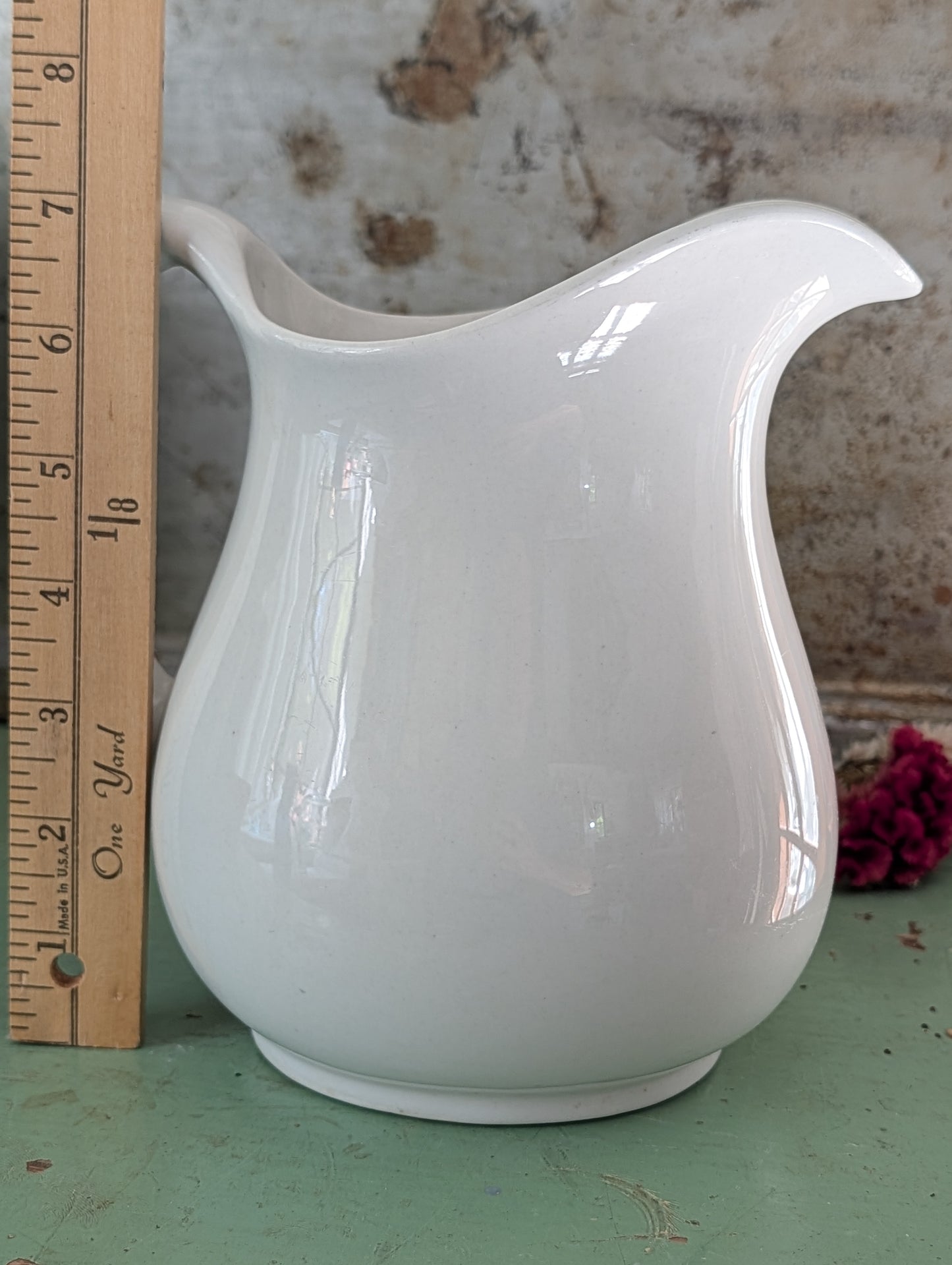 Stoneware pitcher