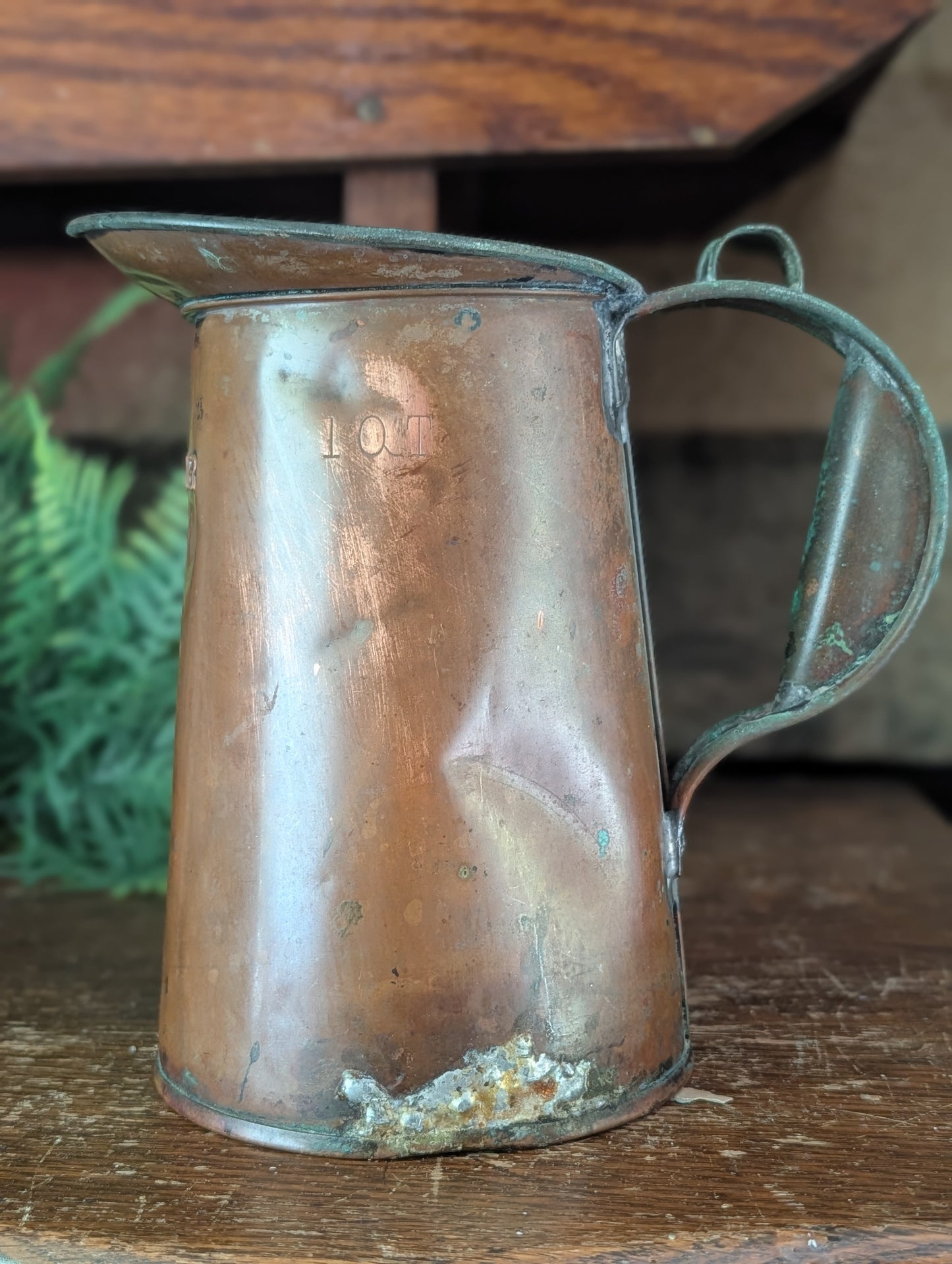 Kreamer copper pitcher