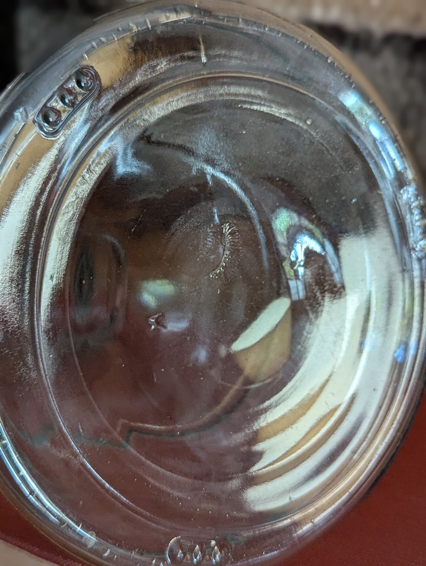 Glass kerosene lamp base vase