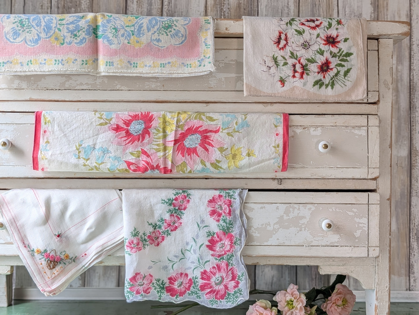 Floral hanky collection