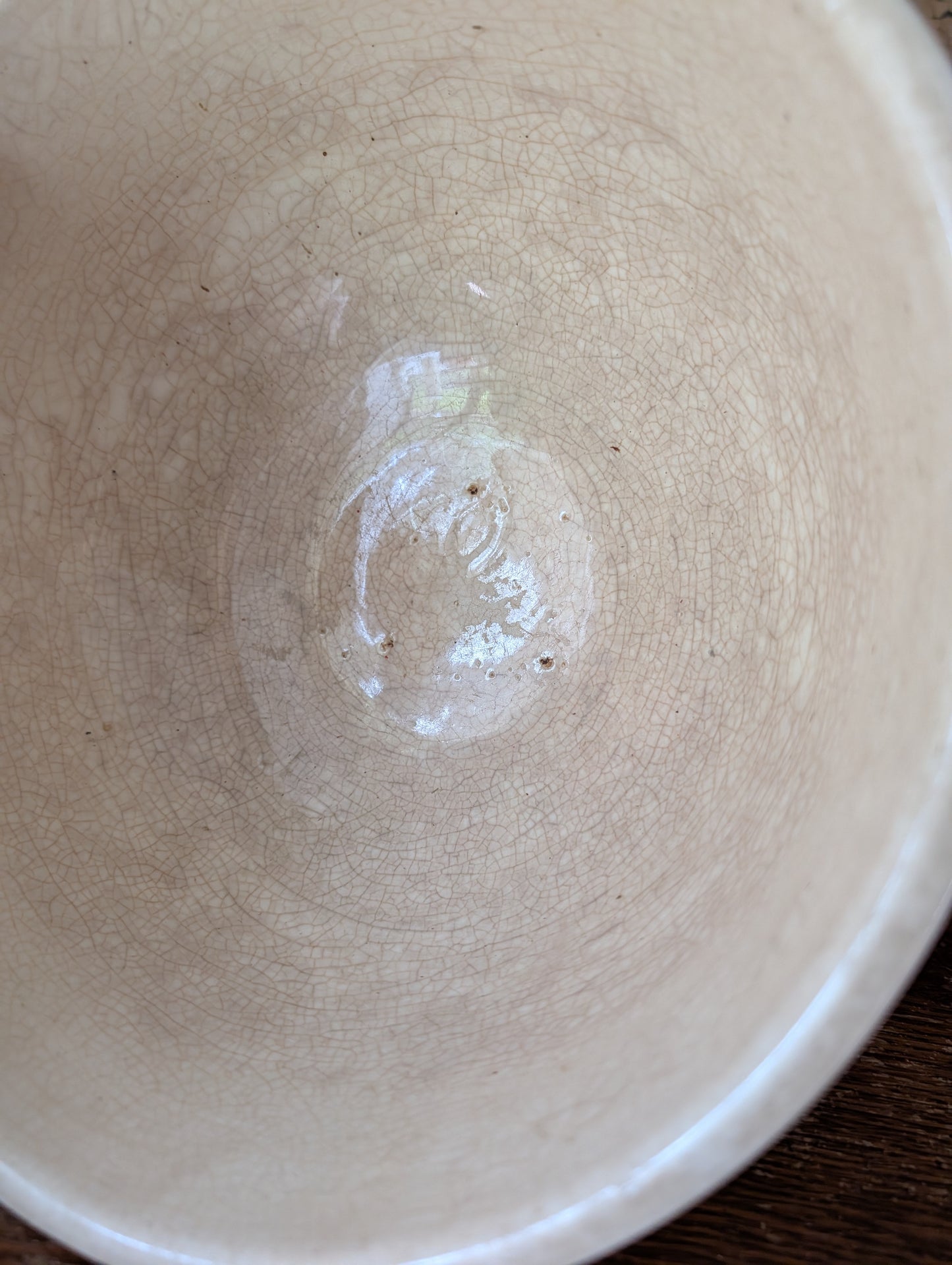 Weller striped stoneware bowl