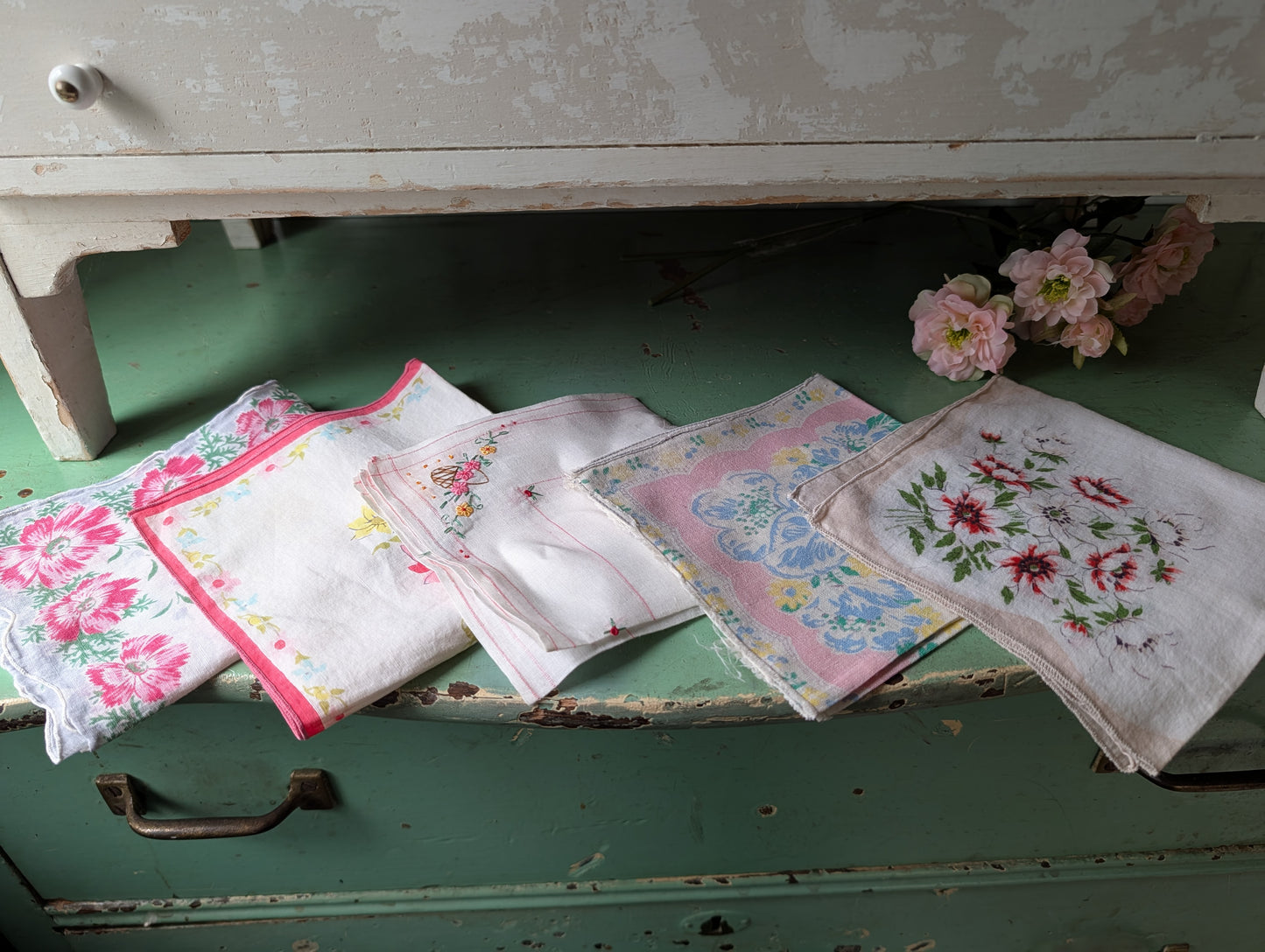 Floral hanky collection