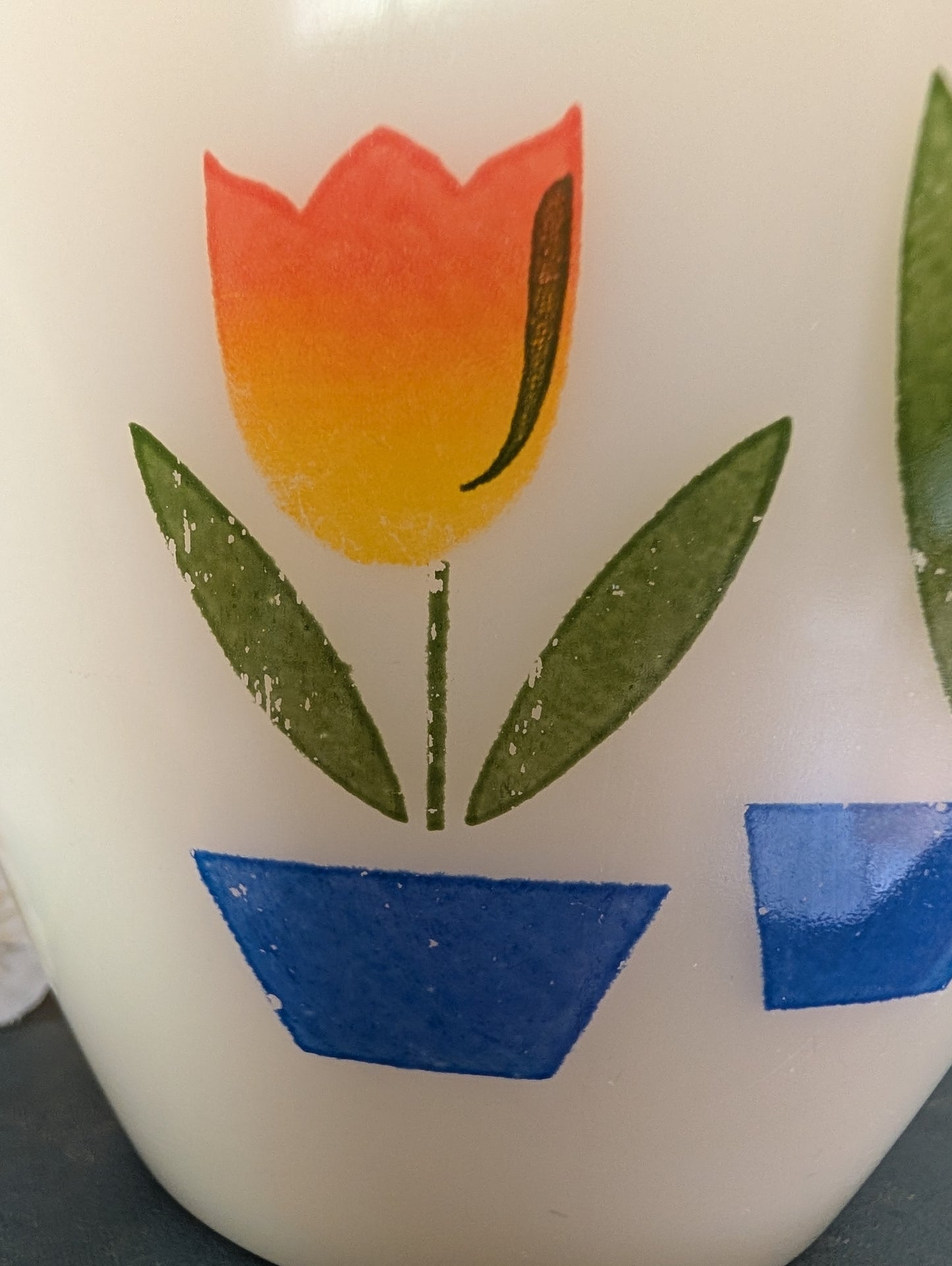 Fire King tulip bowl
