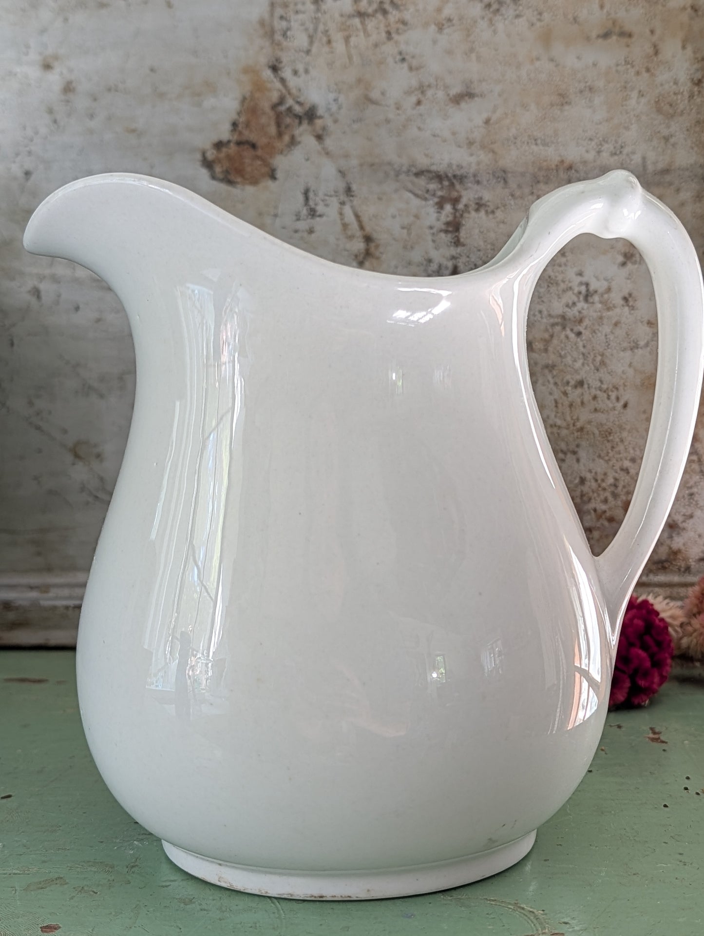 Stoneware pitcher
