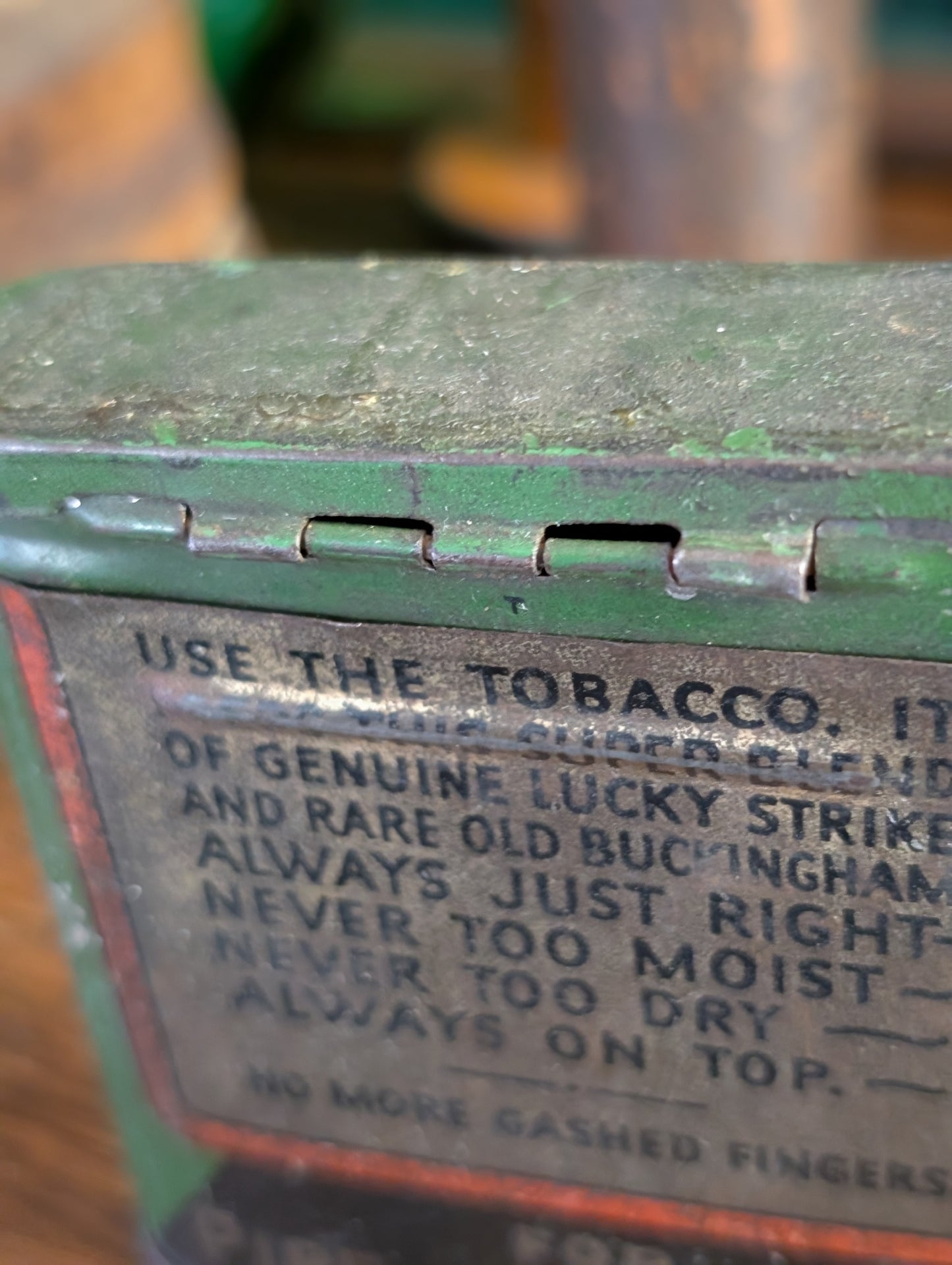 Pair of tobacco tins