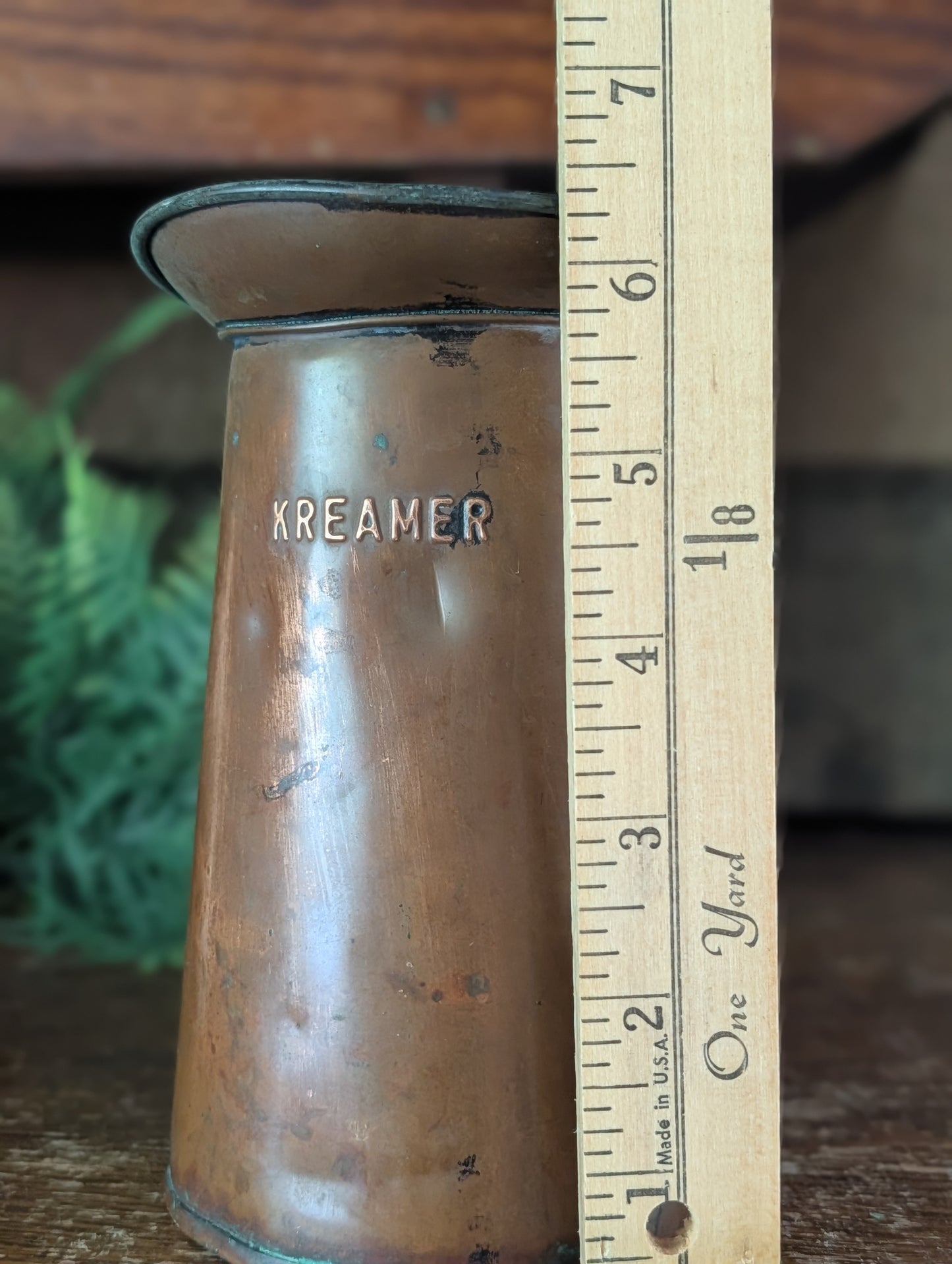 Kreamer copper pitcher