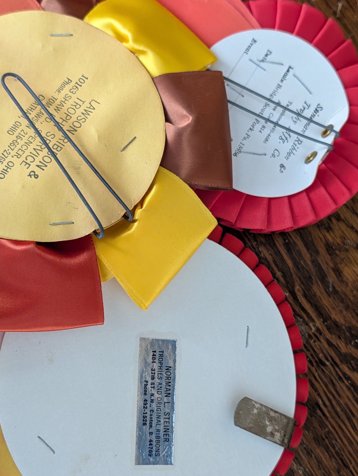 Horse show ribbons