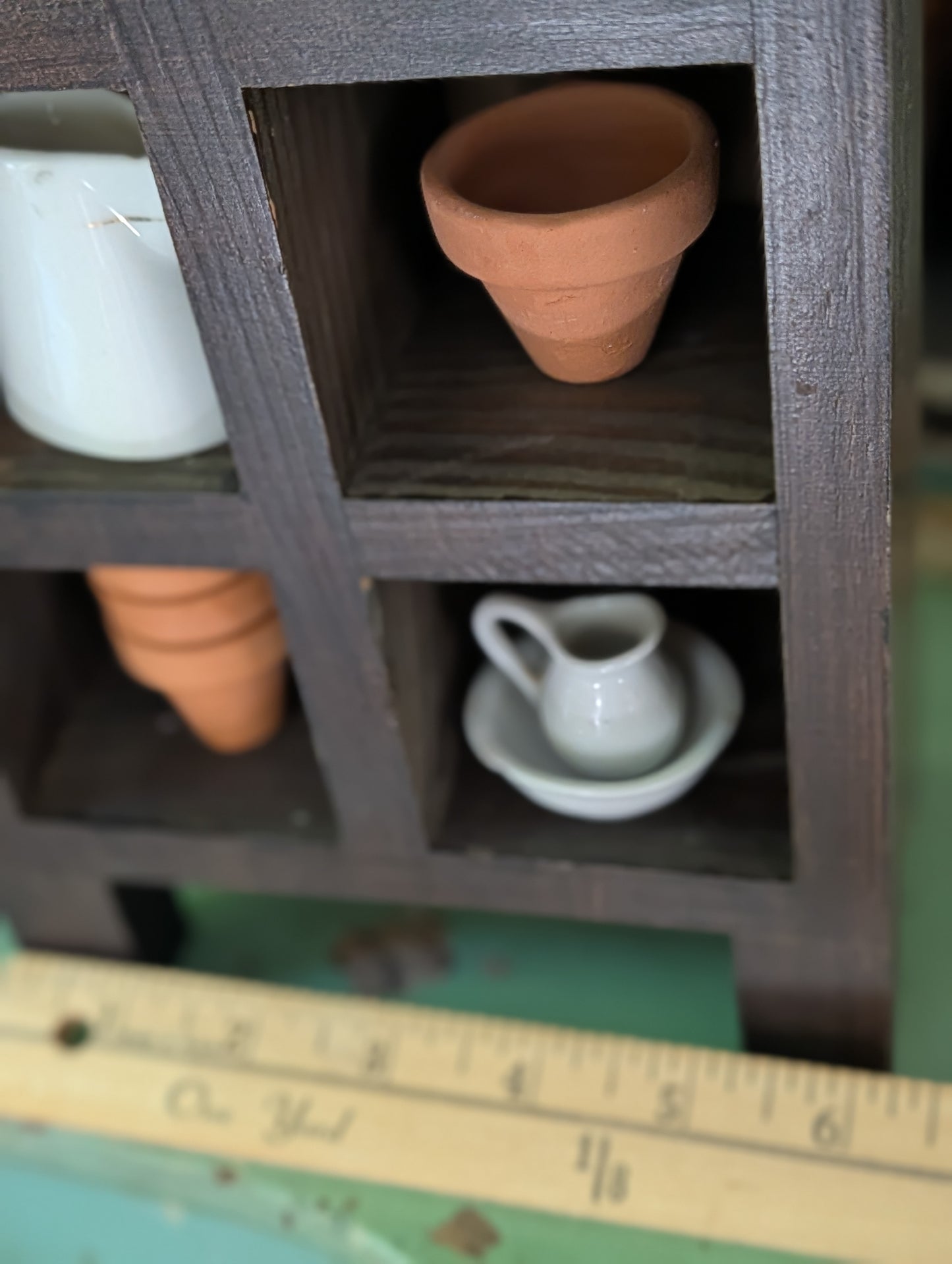 Mini cubby cabinet