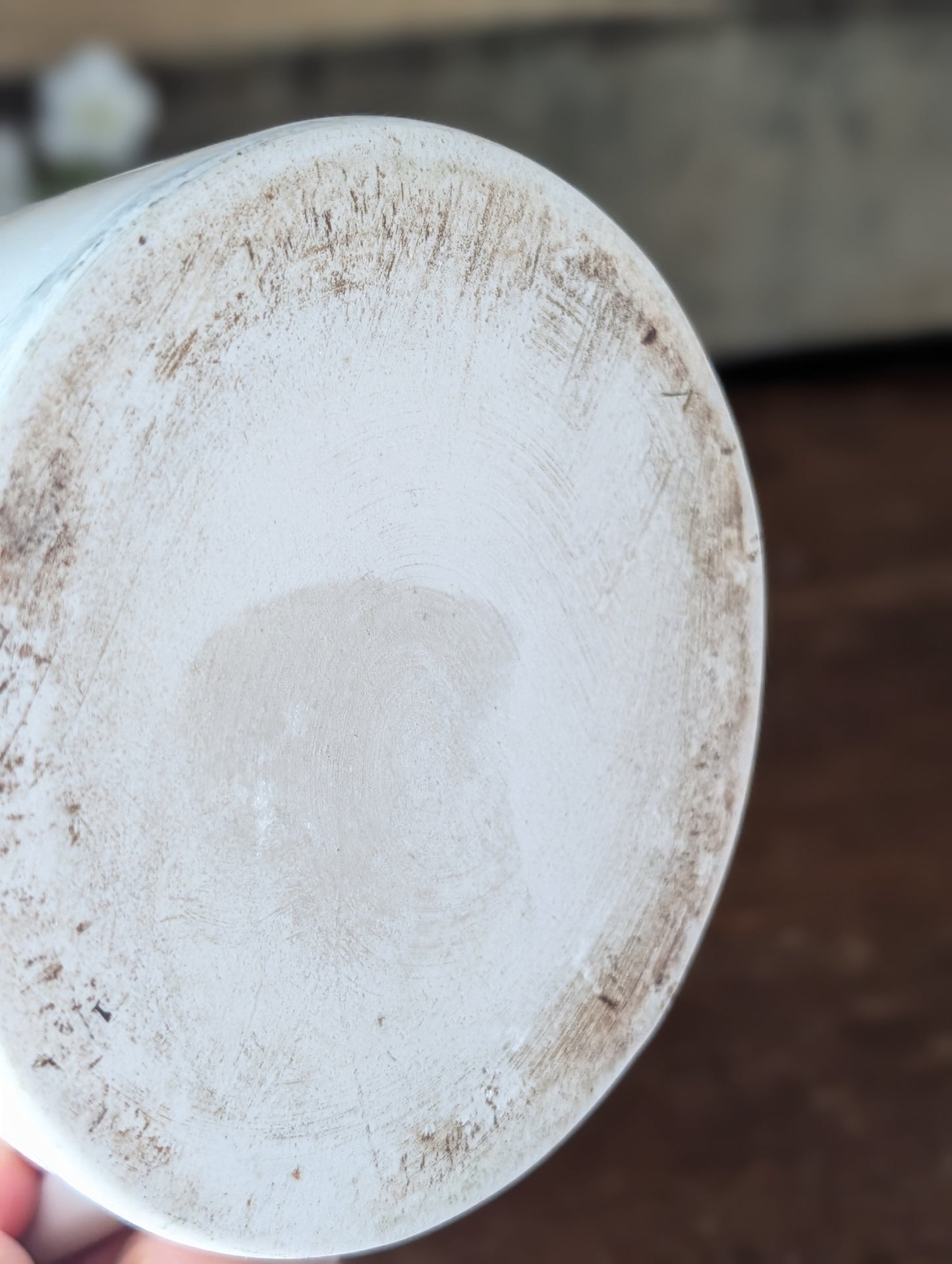 Stoneware milk pitcher