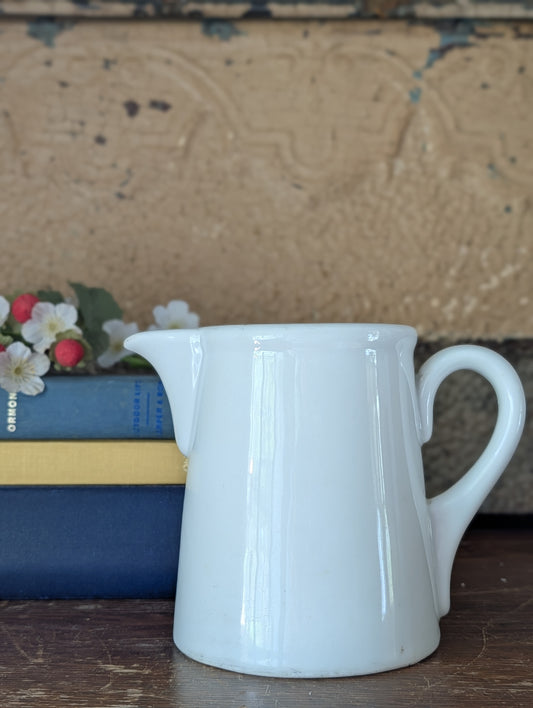 Stoneware milk pitcher