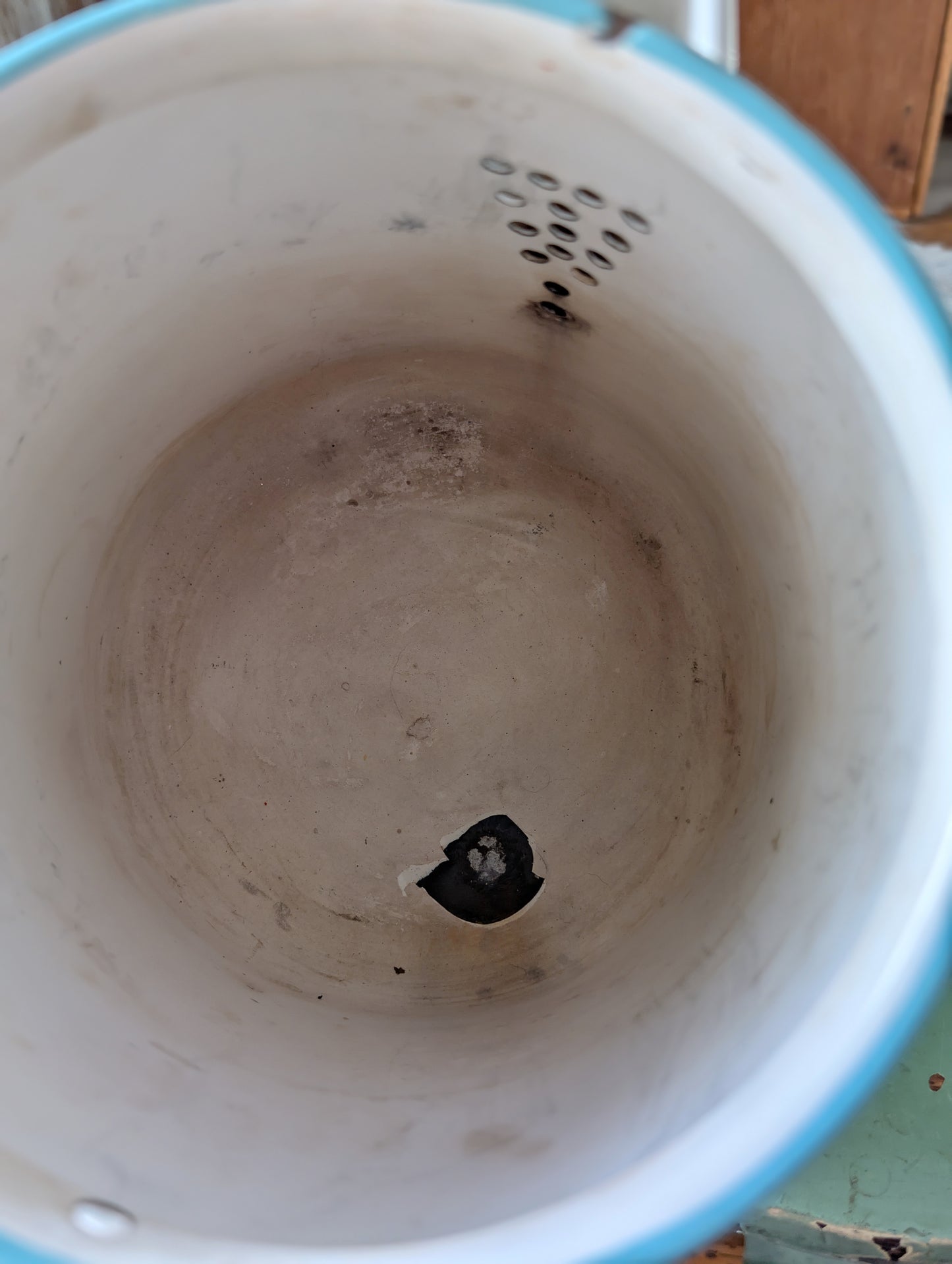Enamel coffee pot