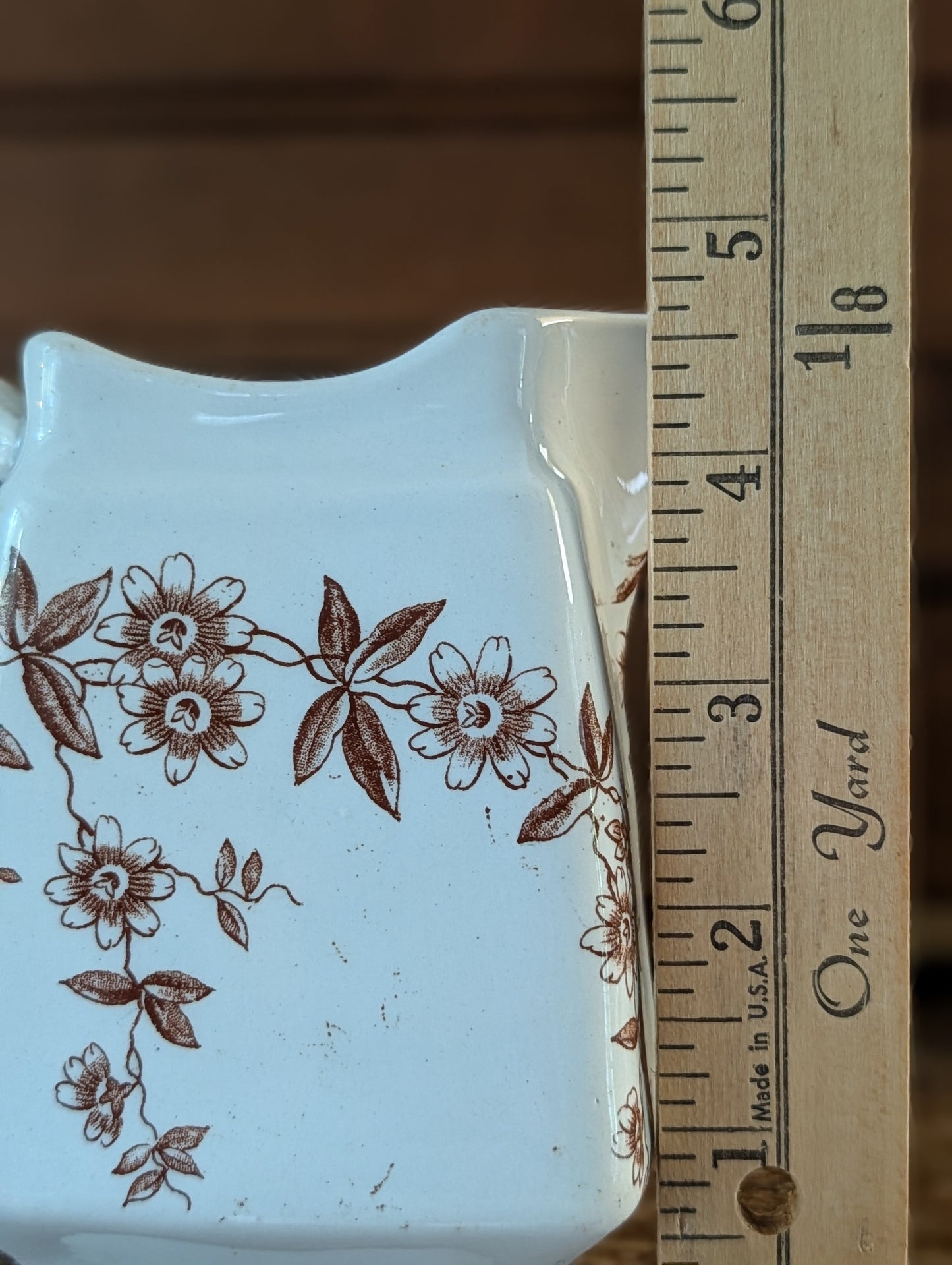 Transferware creamer/ pitcher