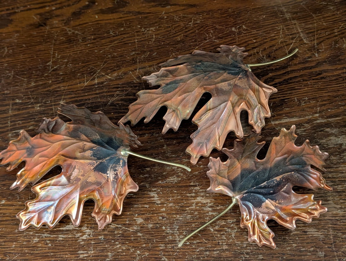 Copper leaves