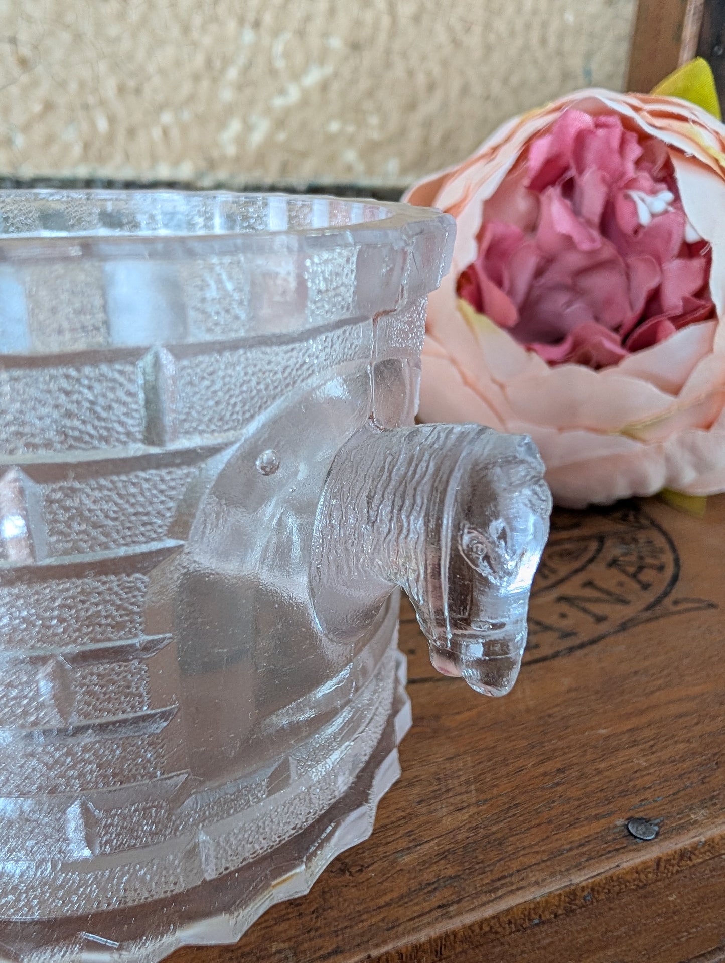 Horse glass dish