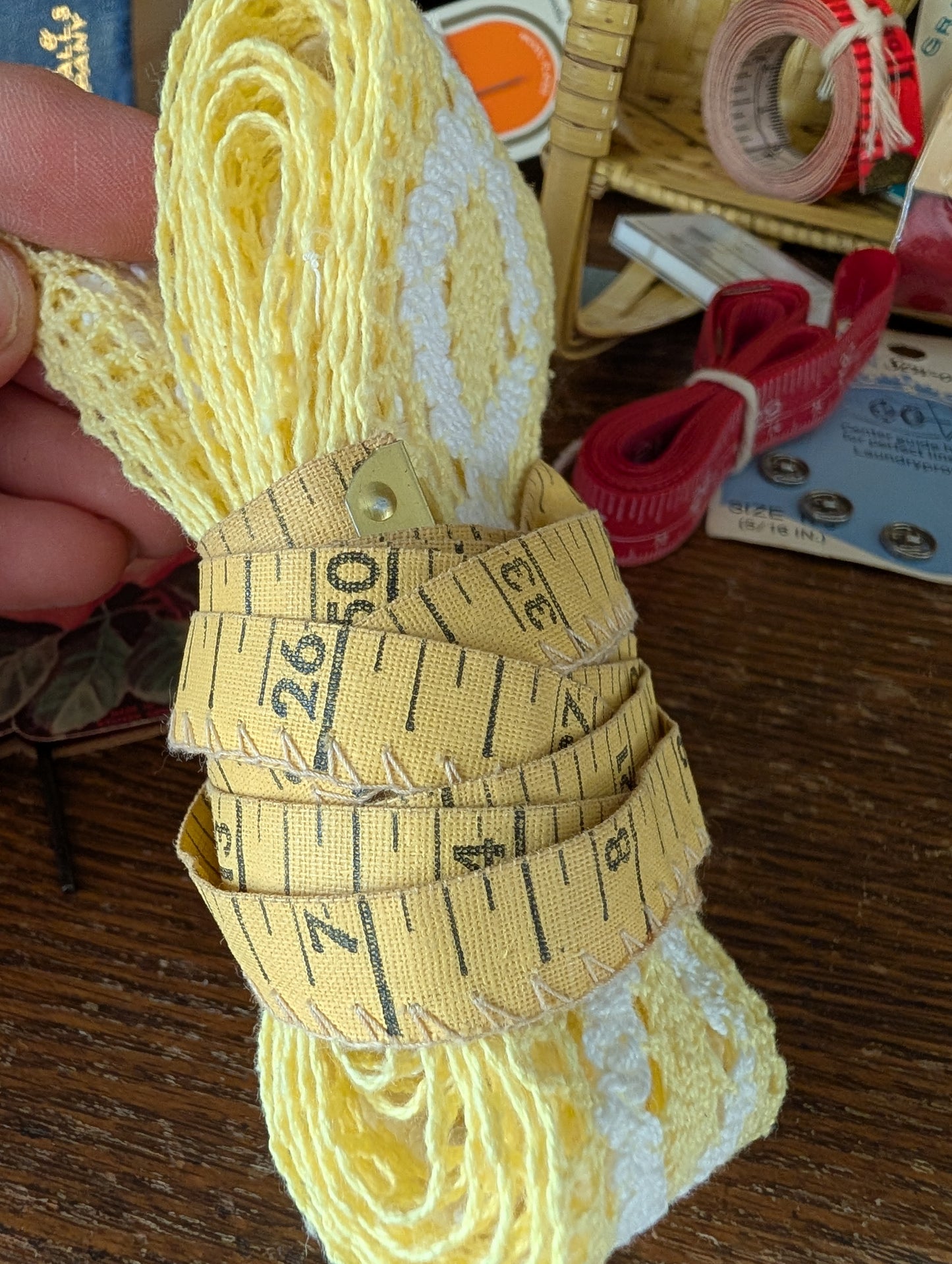 Sewing notions basket