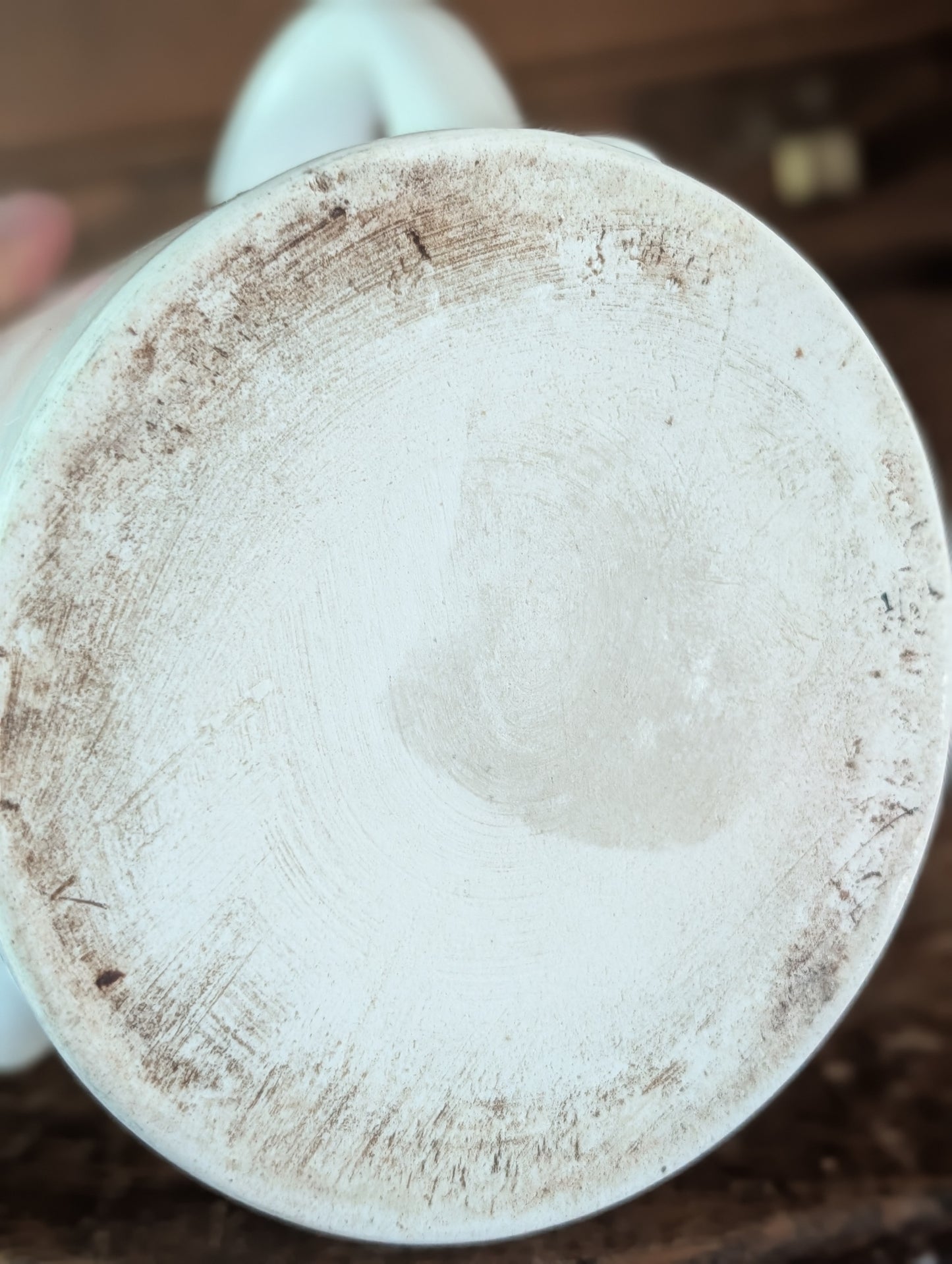 Stoneware milk pitcher