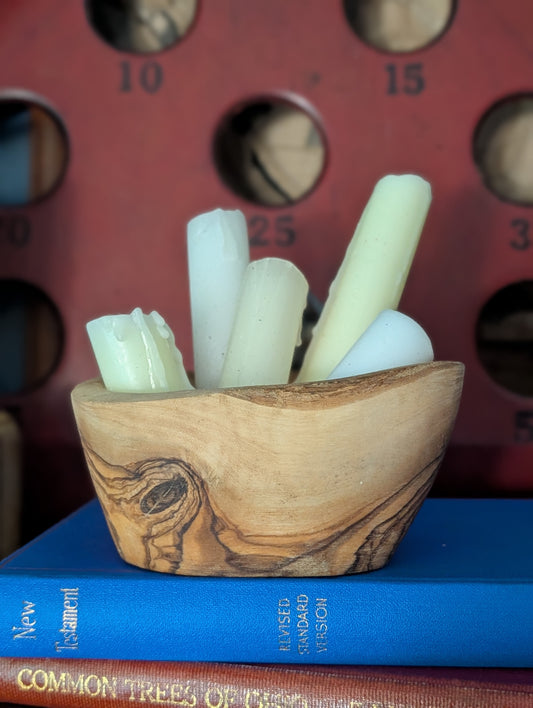 Carved wood bowl