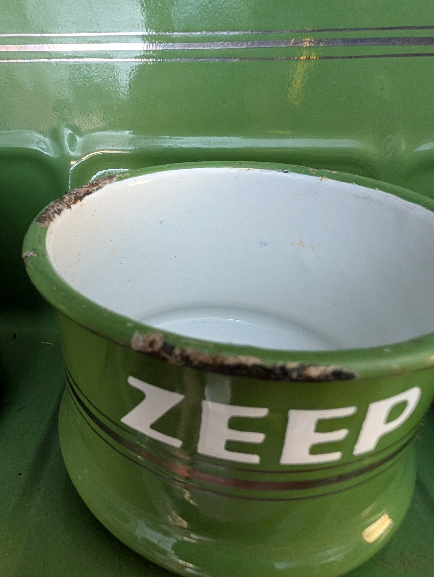 Zand Zeep Soda Enamel Laundry Rack