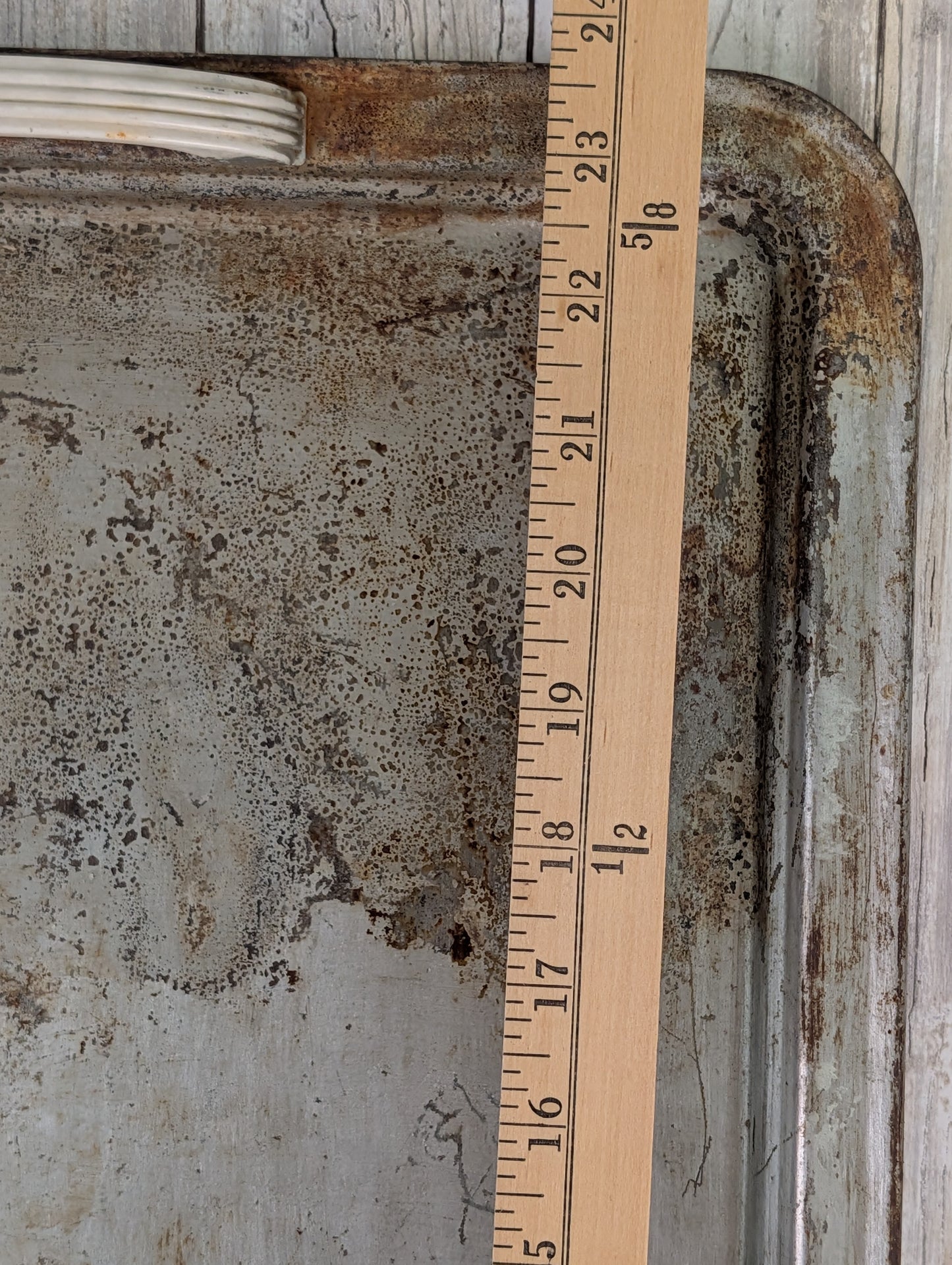 Vintage metal tray