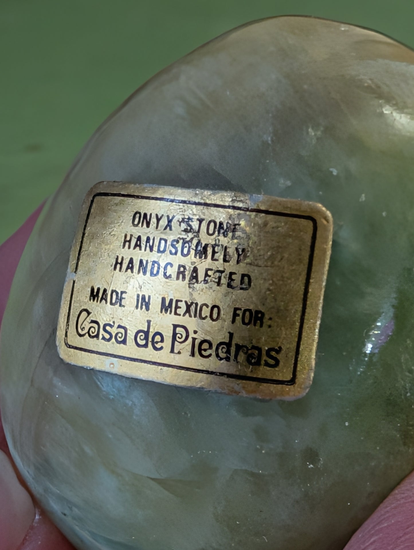 Onyx egg