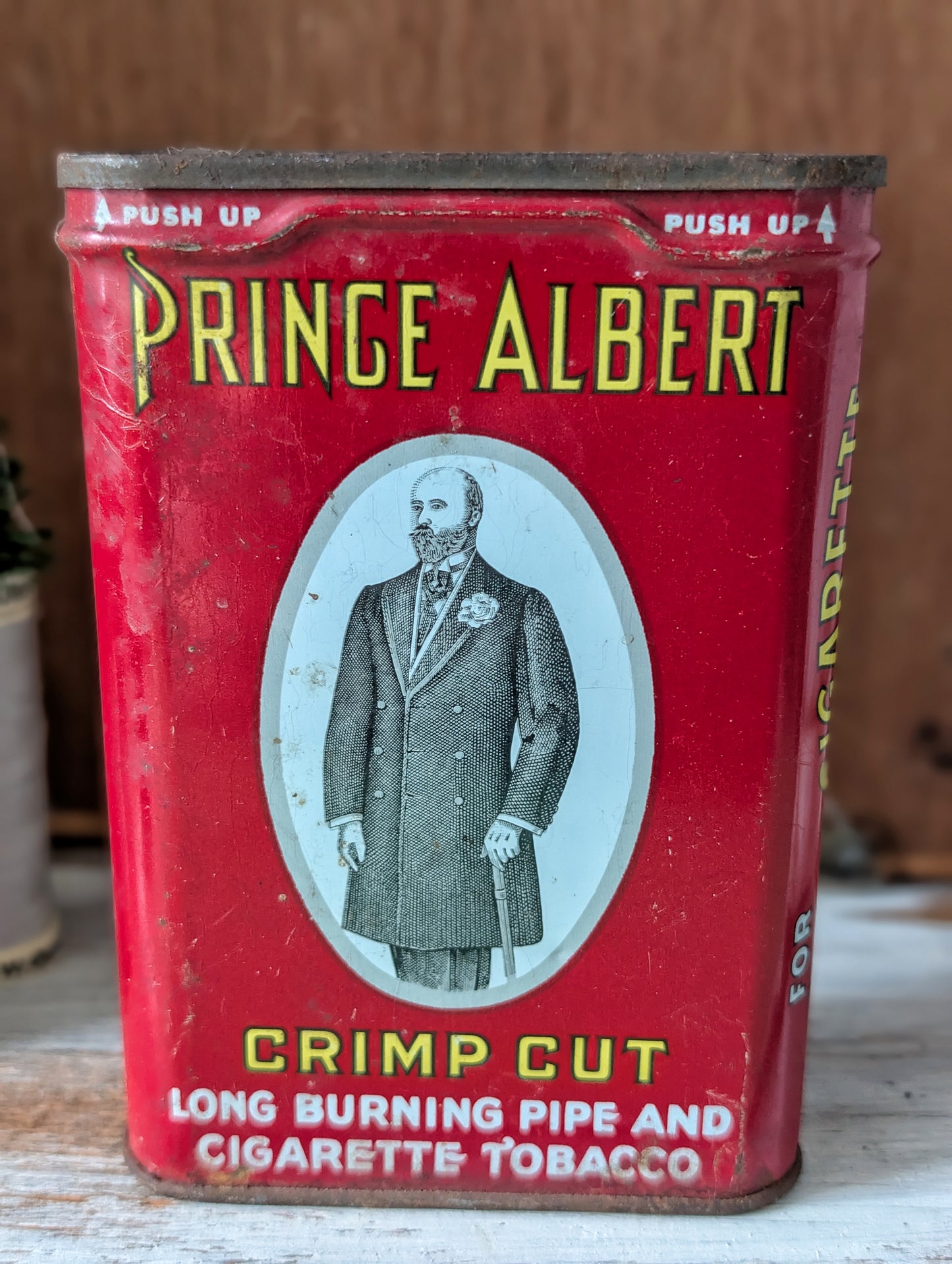Prince Albert tobacco tin