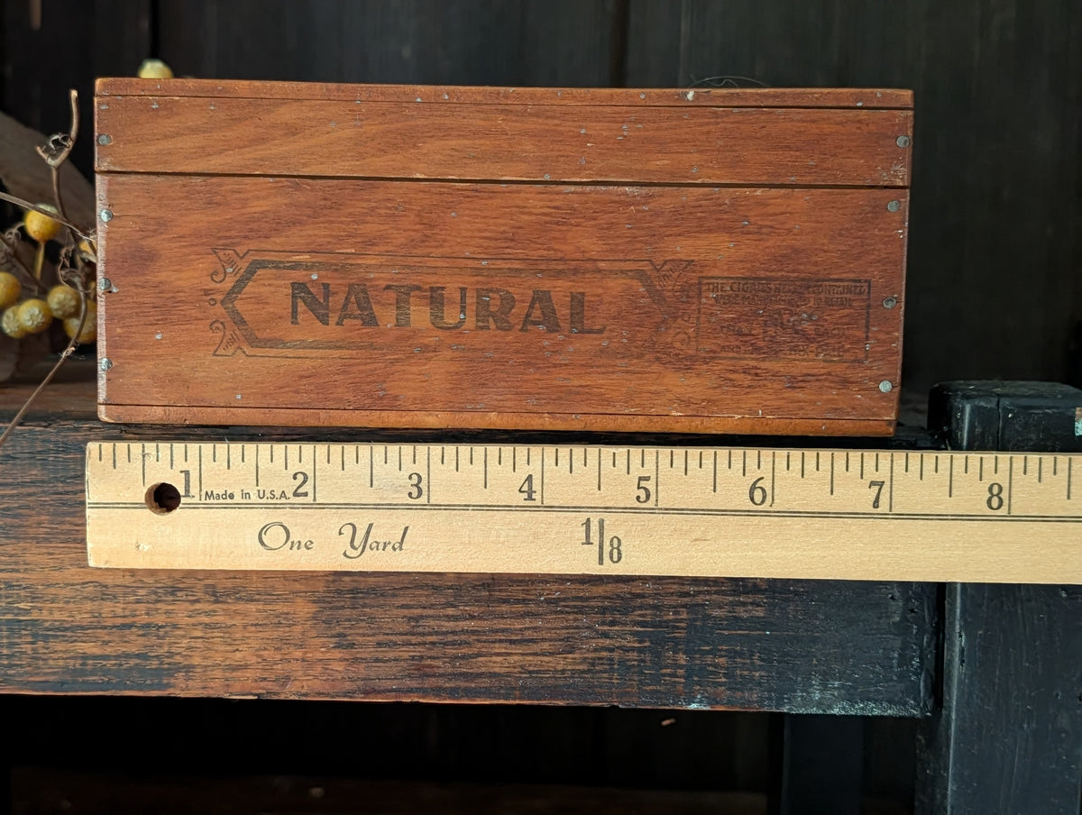 Wooden cigar box