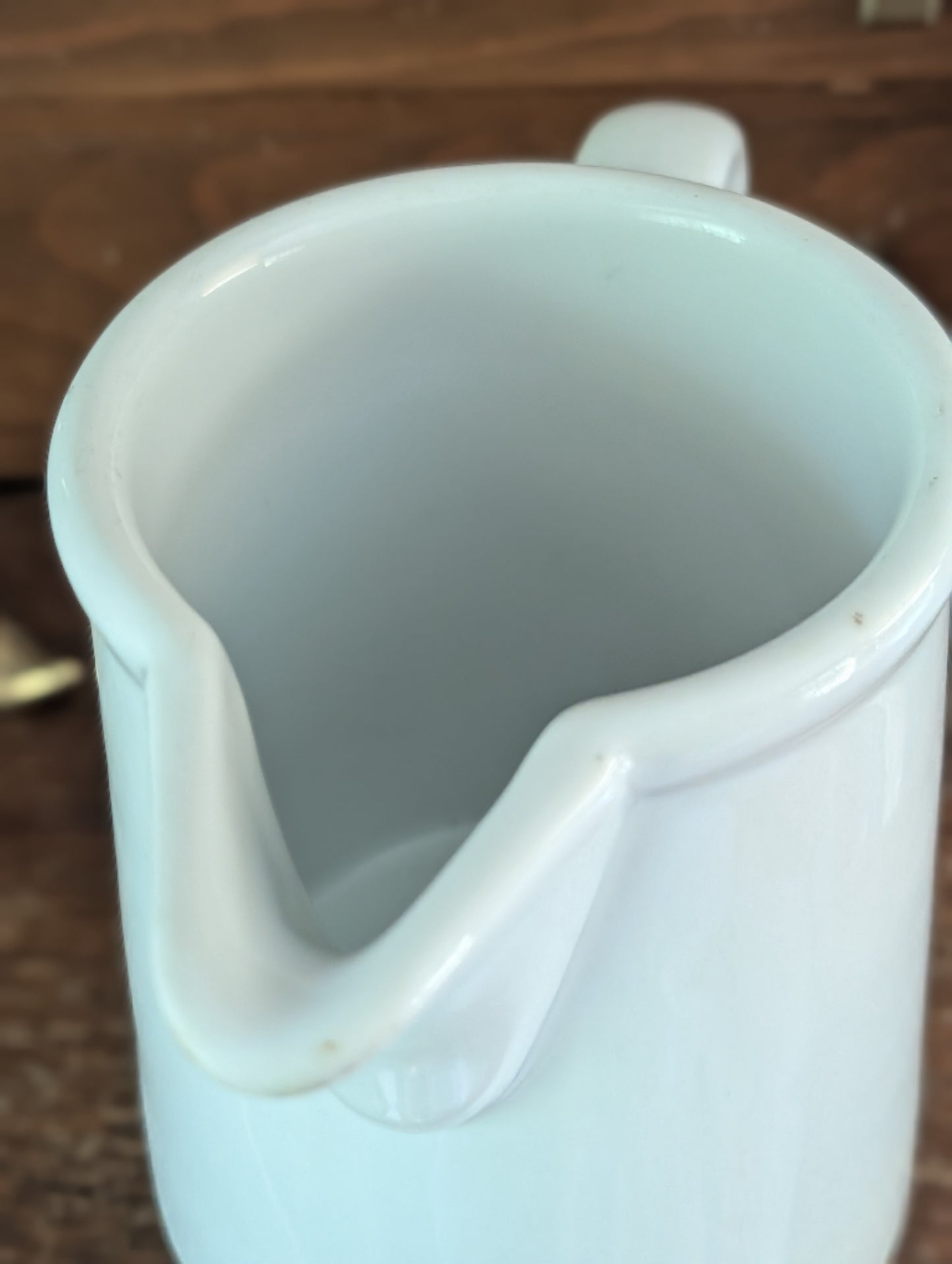 Stoneware milk pitcher