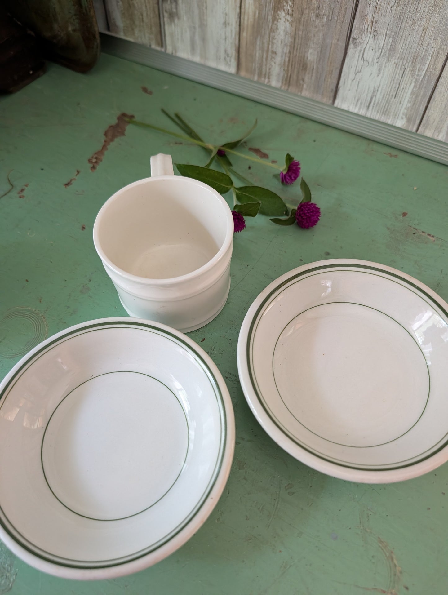 Cup and fruit bowls