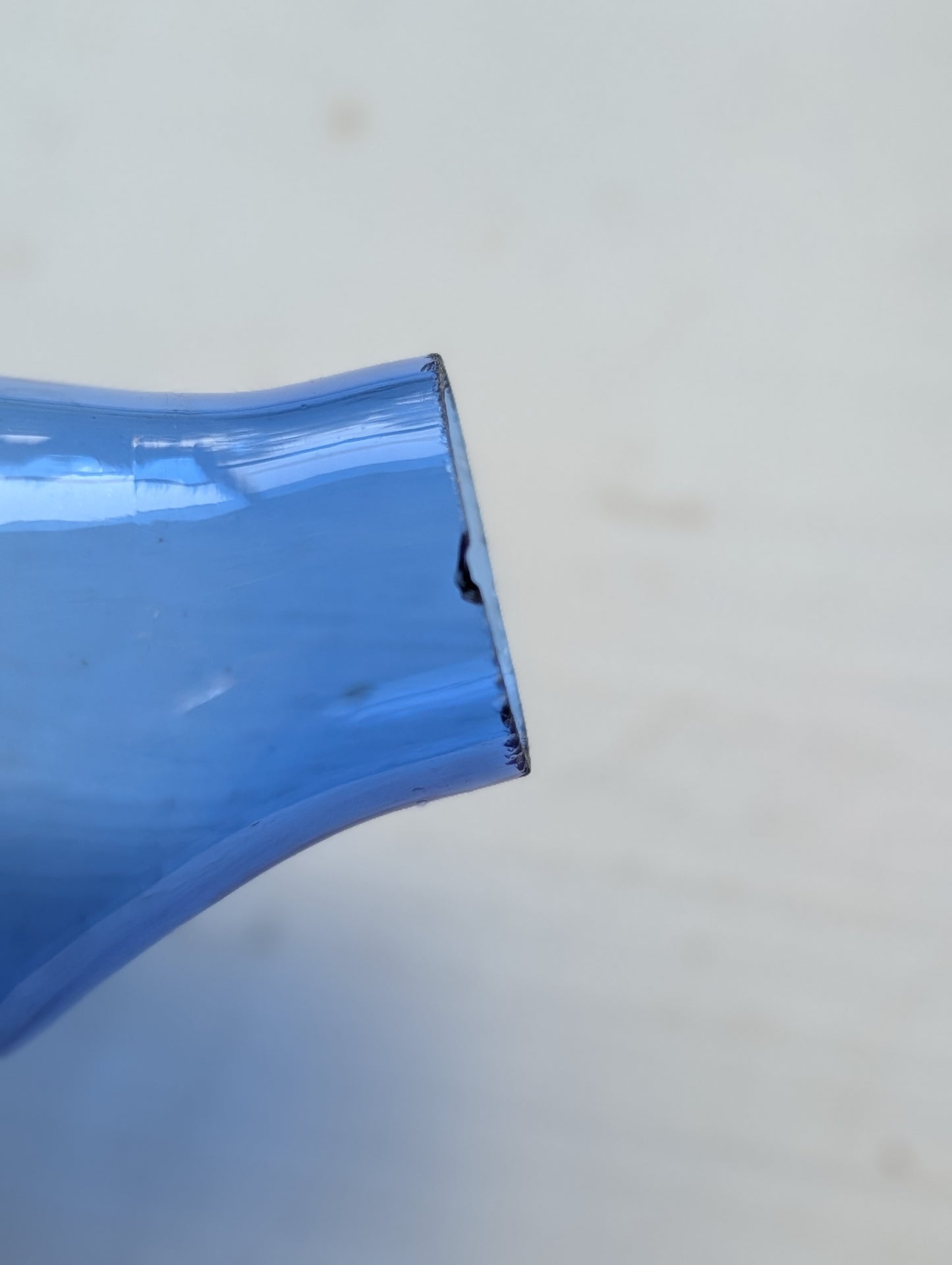 Cobalt blue oil lamp