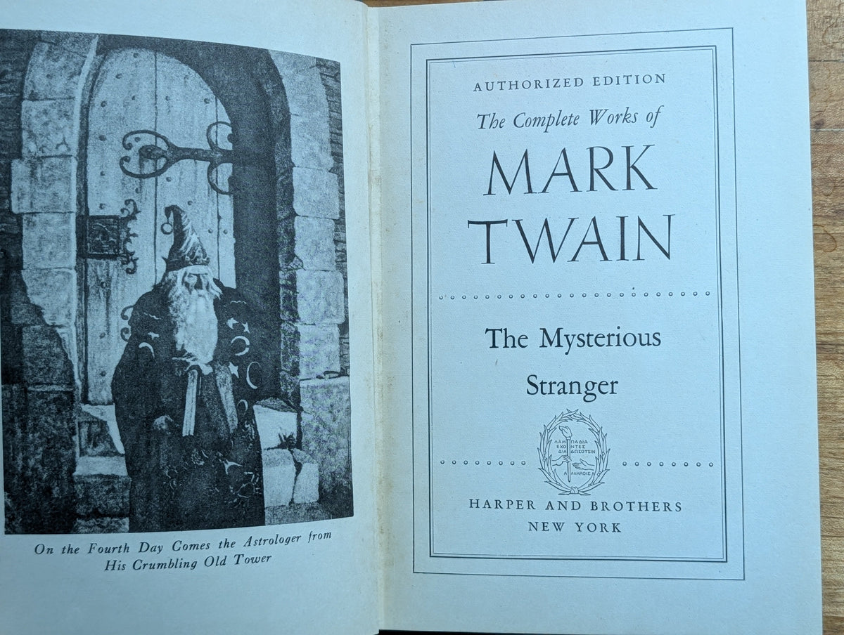 The Mysterious Stranger book
