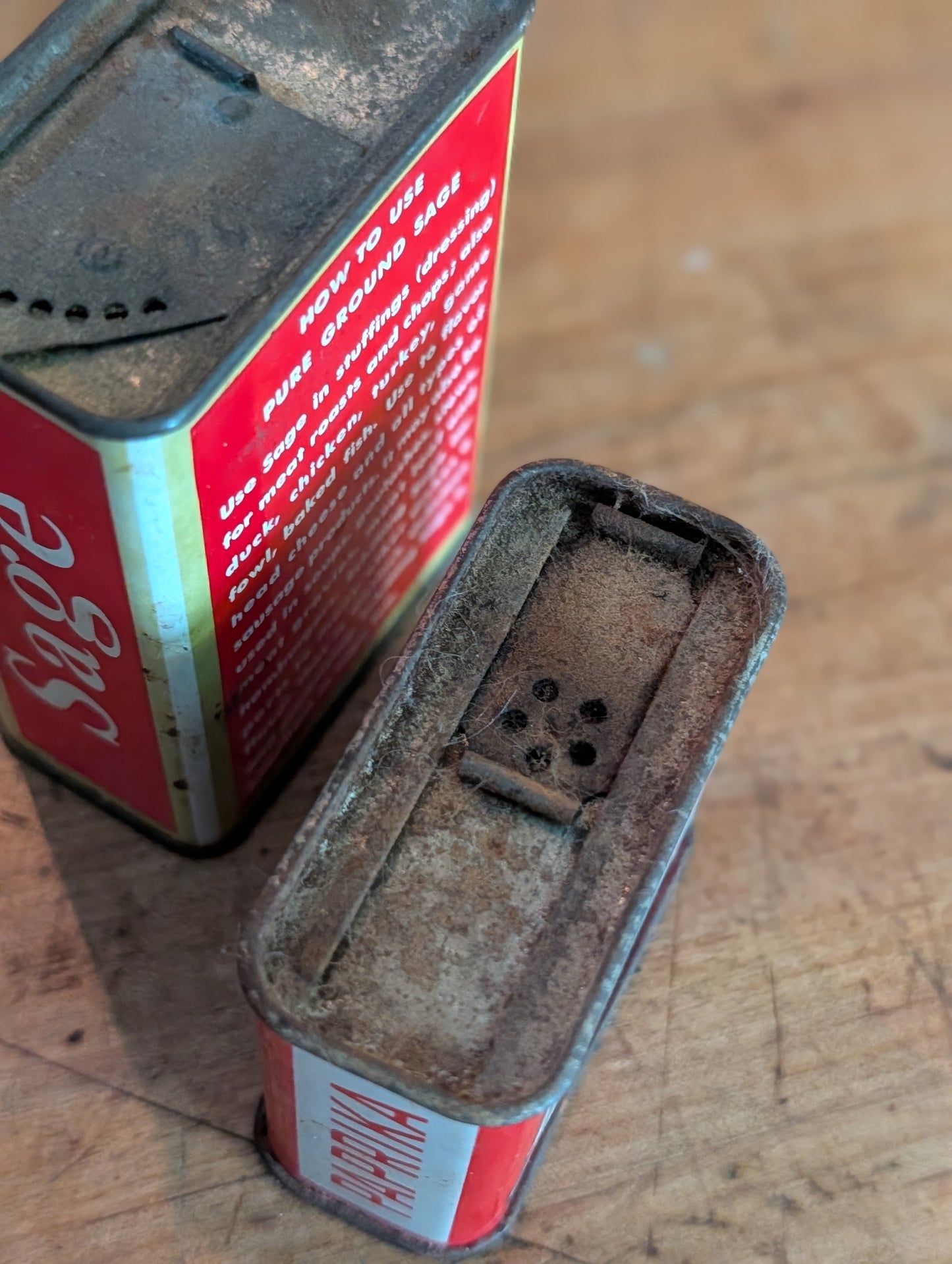 Spice tins
