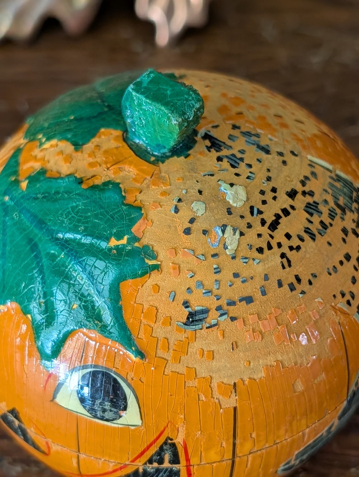 Wood pumpkin