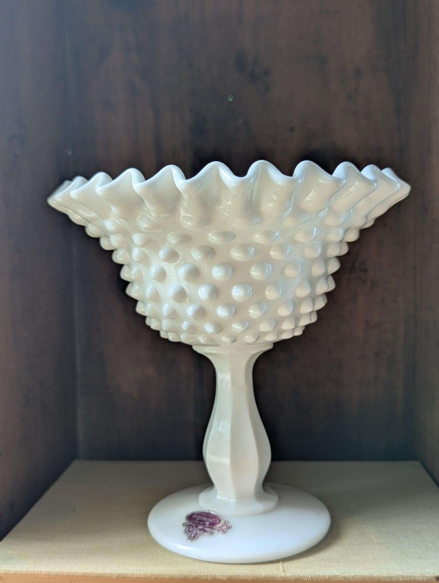 Fenton hobnail dish