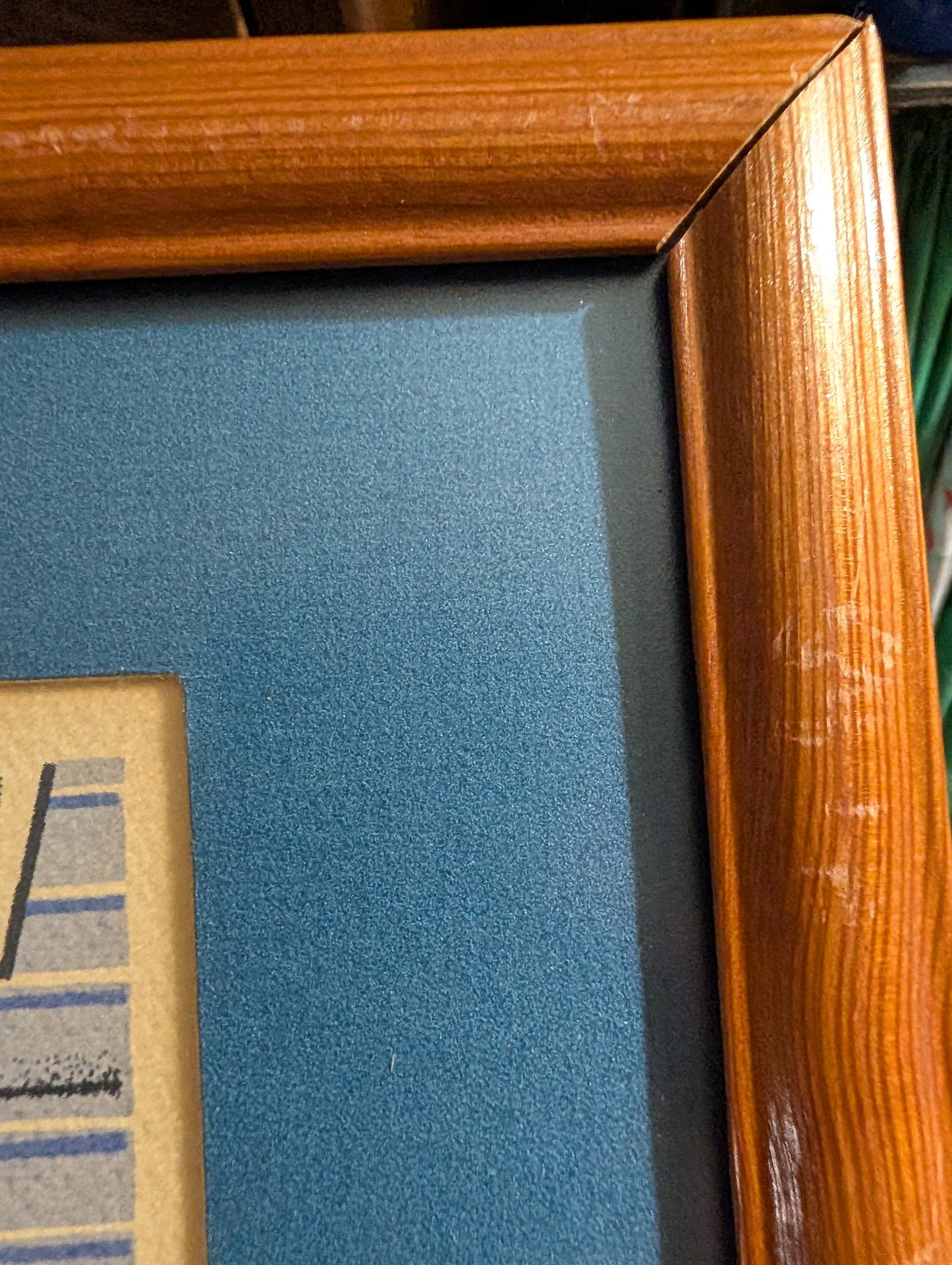 Framed fireside print