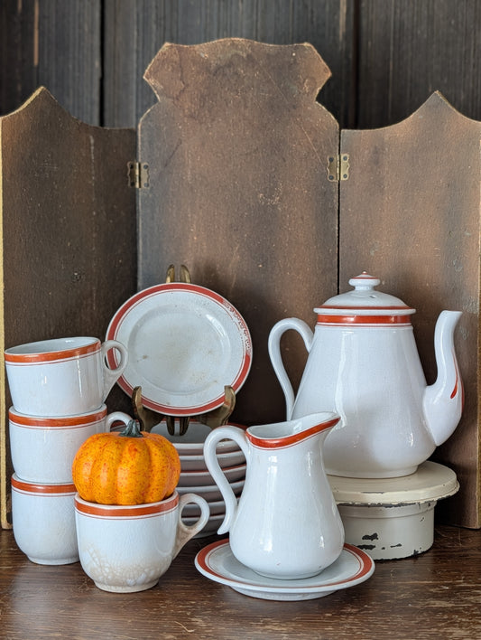Ironstone tea set