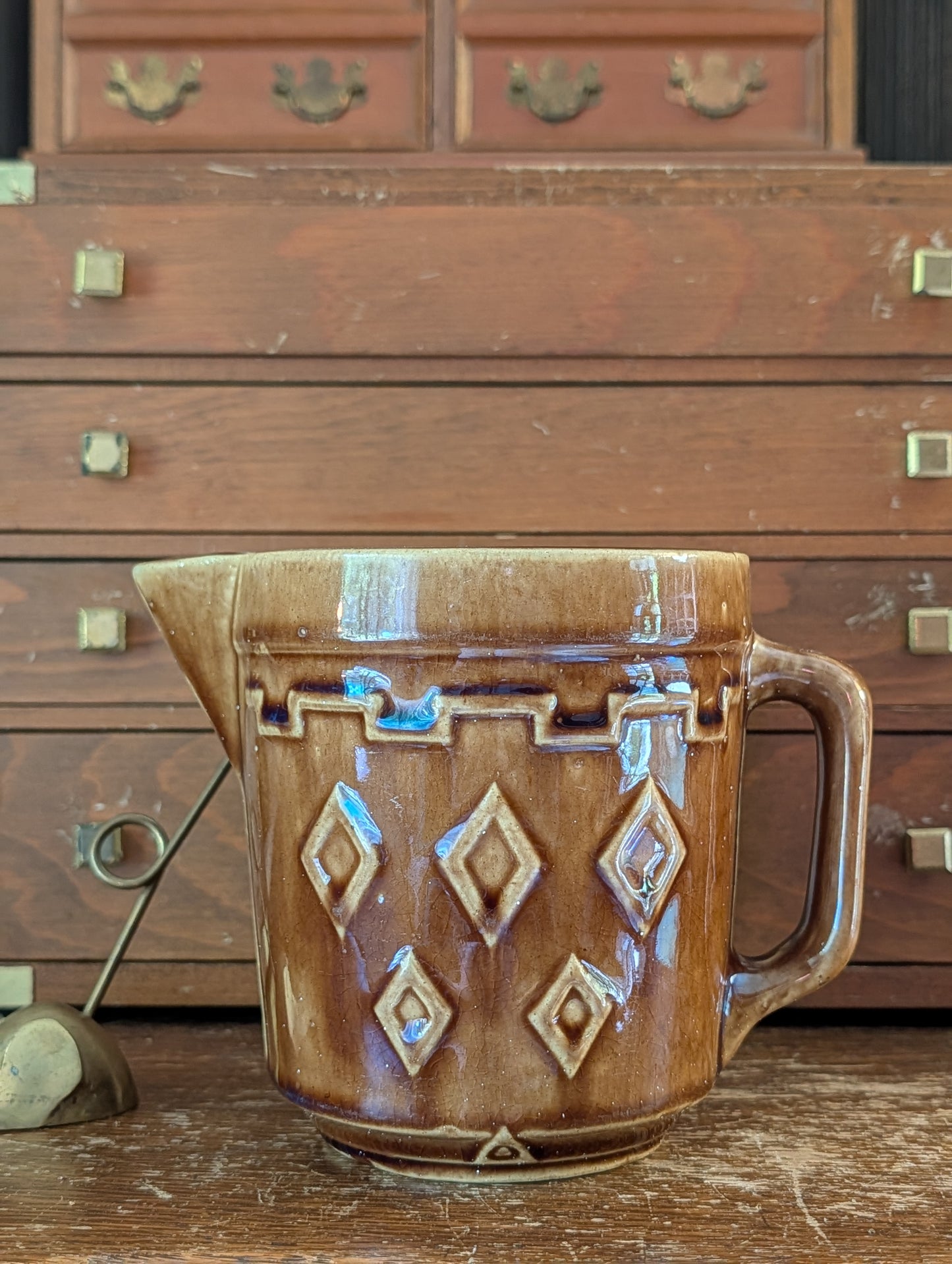Stoneware pitcher