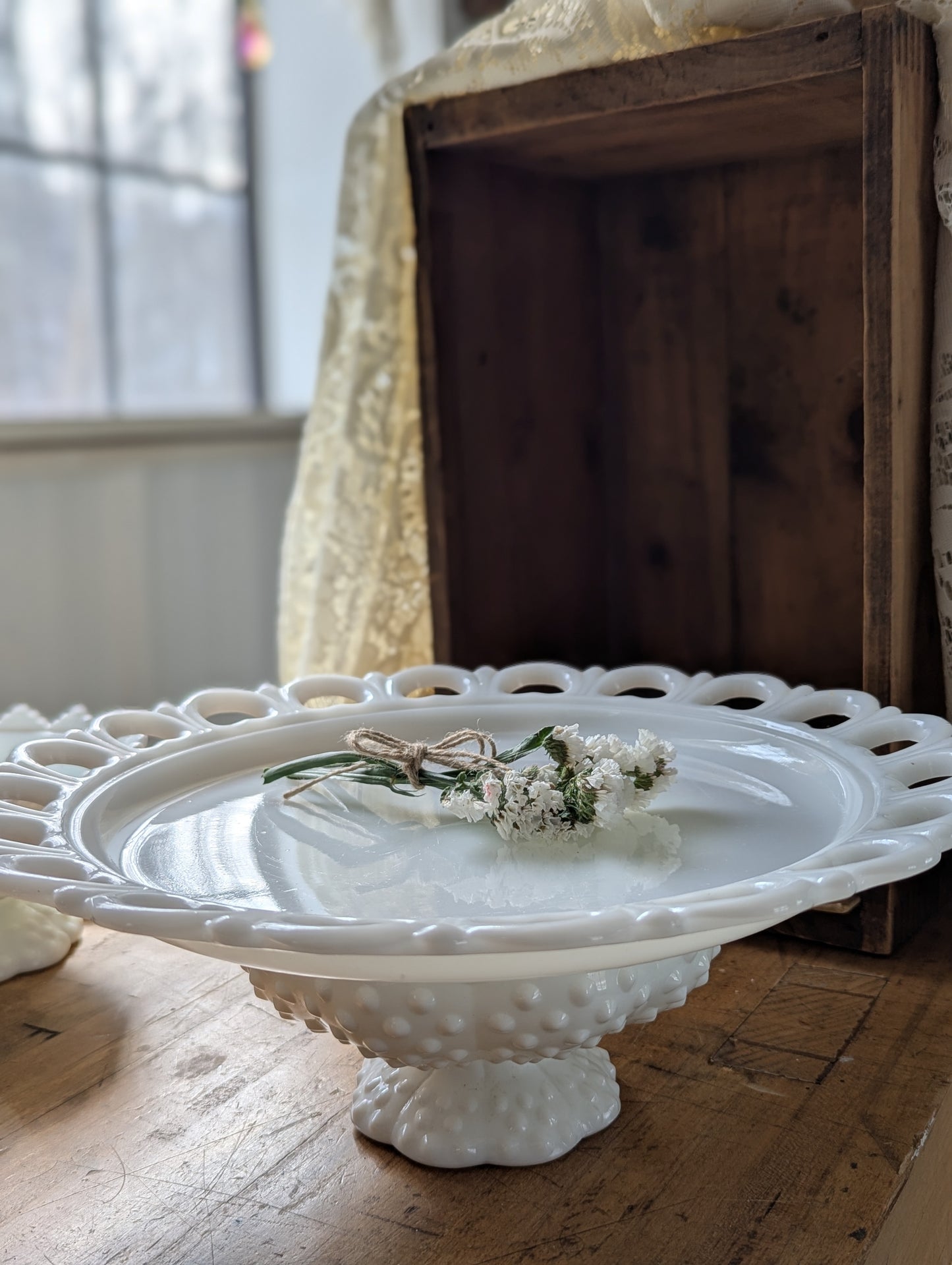 Fenton hobnail bowls