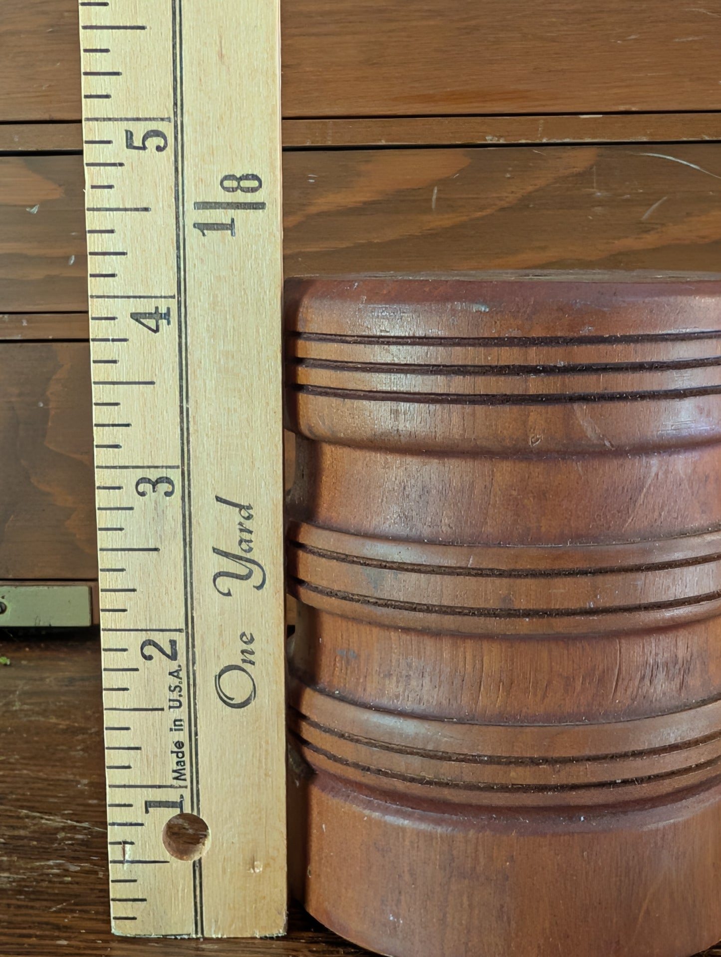 Turned wood piece