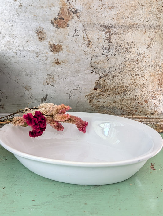 Knowles, Taylor and Knowles ironstone dish