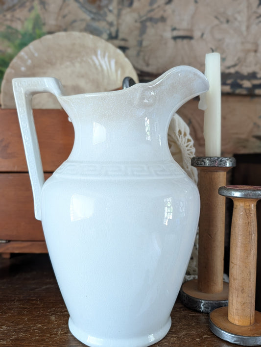 Ironstone water pitcher